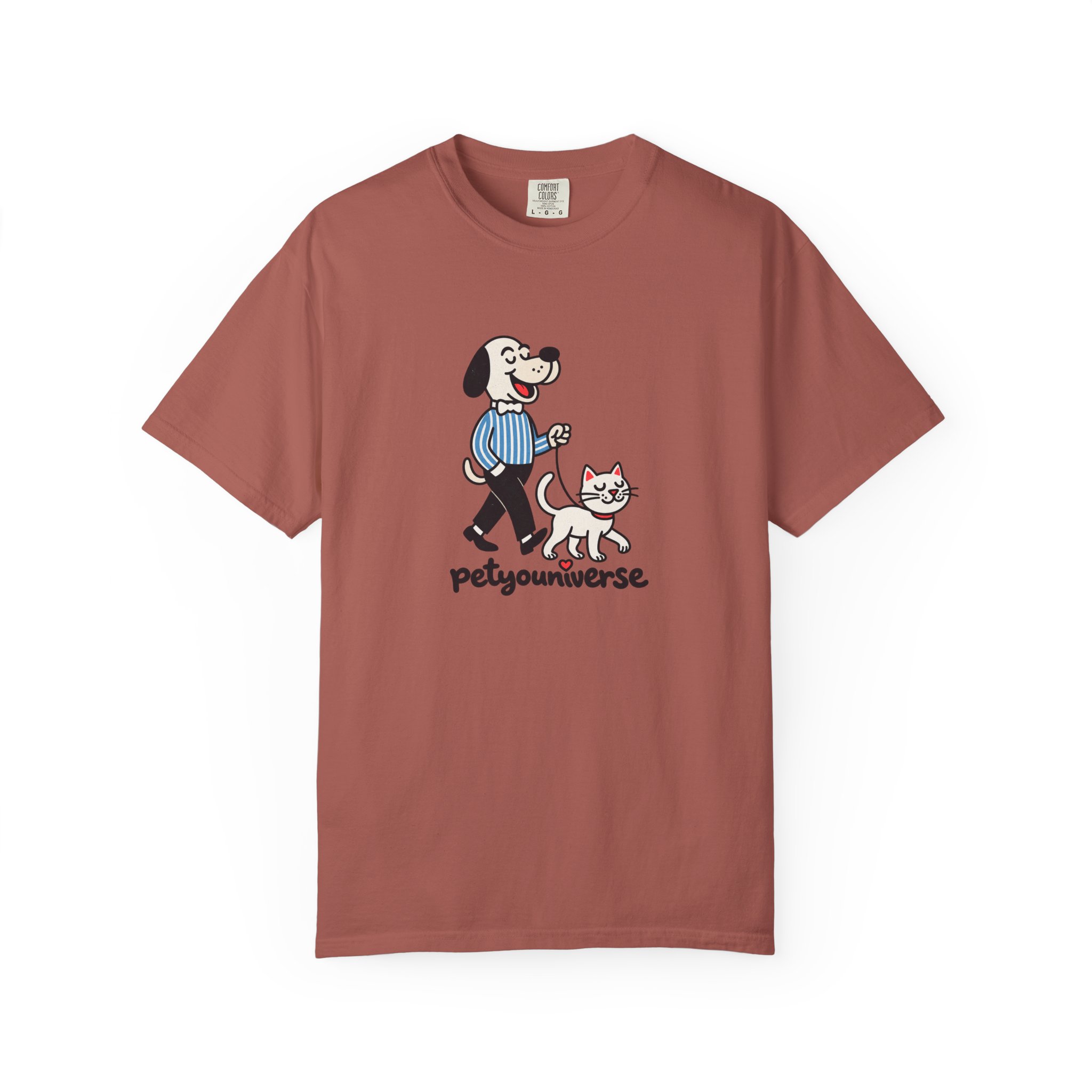 PetYouniverse Walking Dog & Cat Tee — Cute Retro Pet Graphic T-Shirt - Image 118