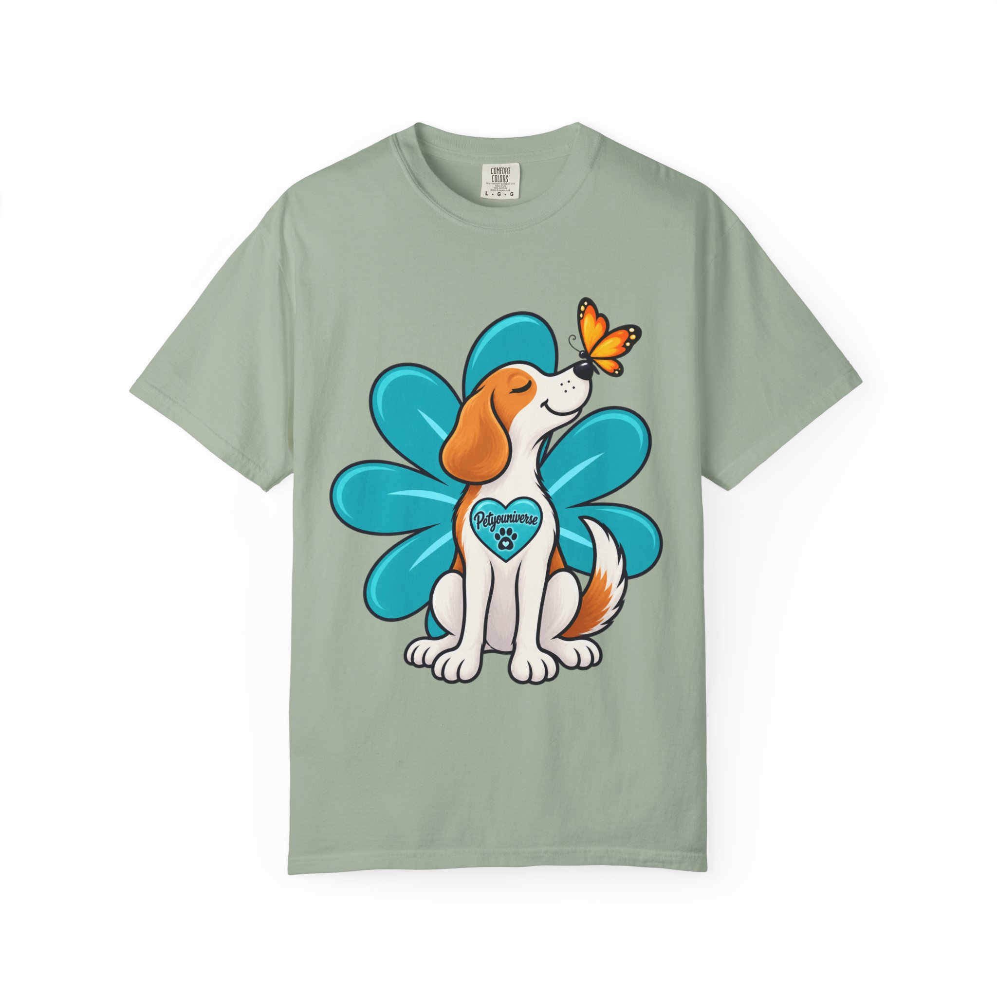 Beagle & Butterfly Graphic T-Shirt - Image 71