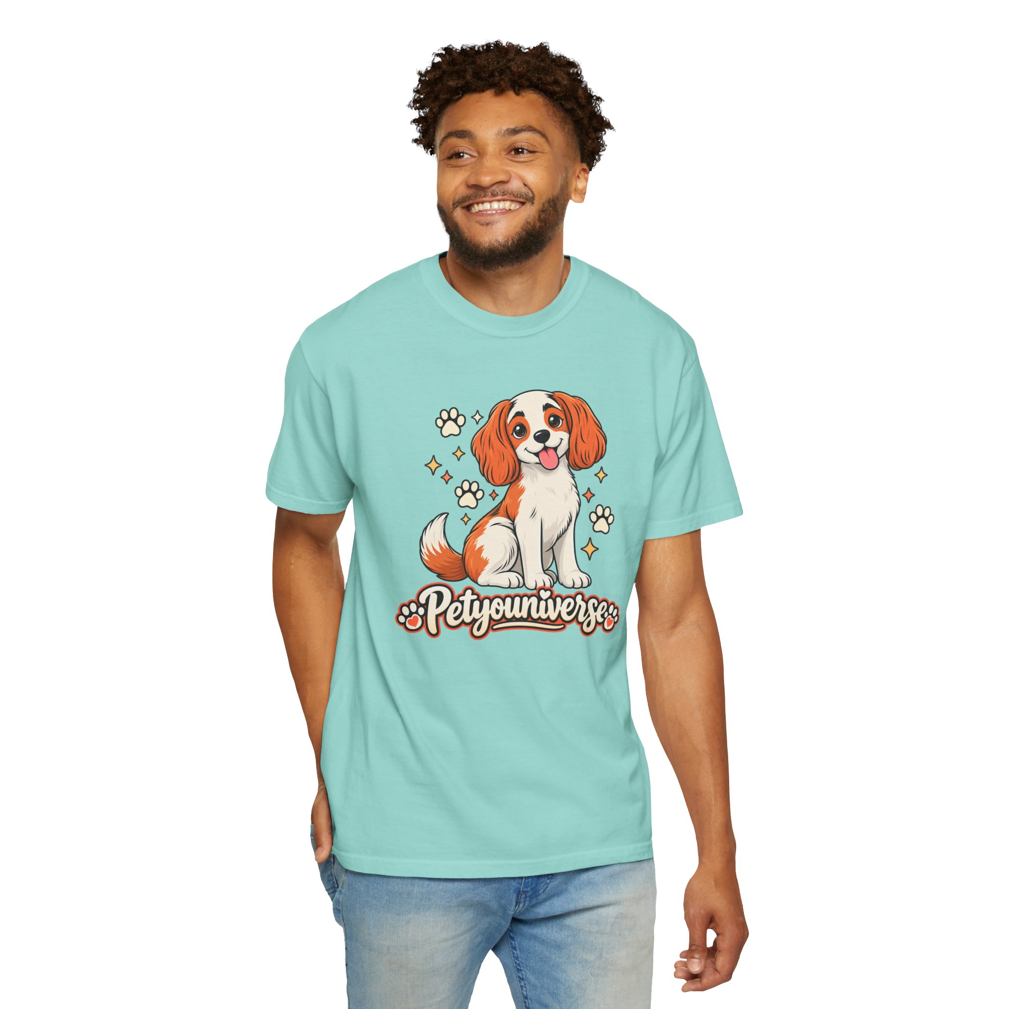 Cavalier King Charles Dog T-Shirt — "PetYoUniverse" Cute Puppy Graphic Tee - Image 79