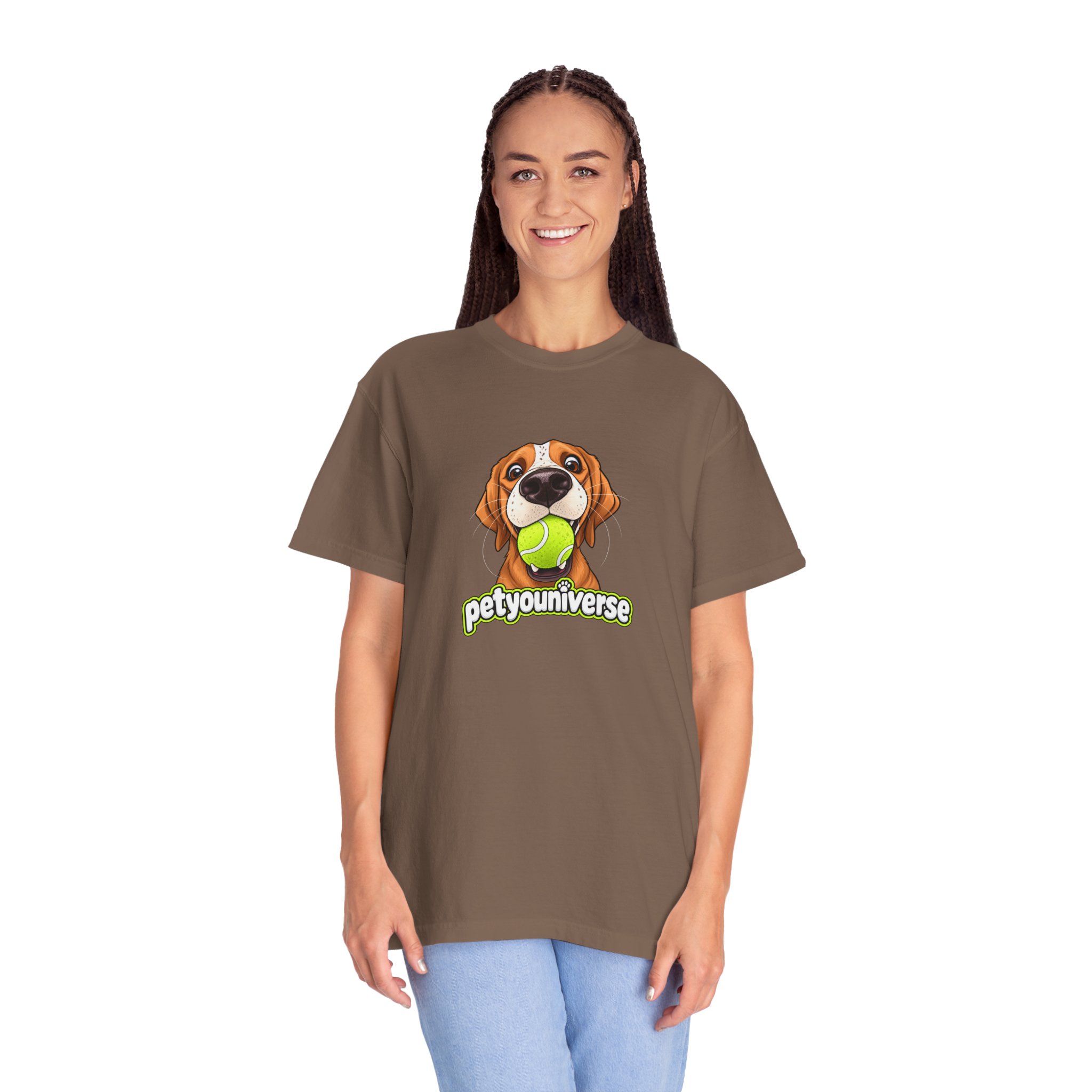 PetYoUniverse Tee — Cute Dog Holding Tennis Ball Graphic T‑Shirt - Image 41