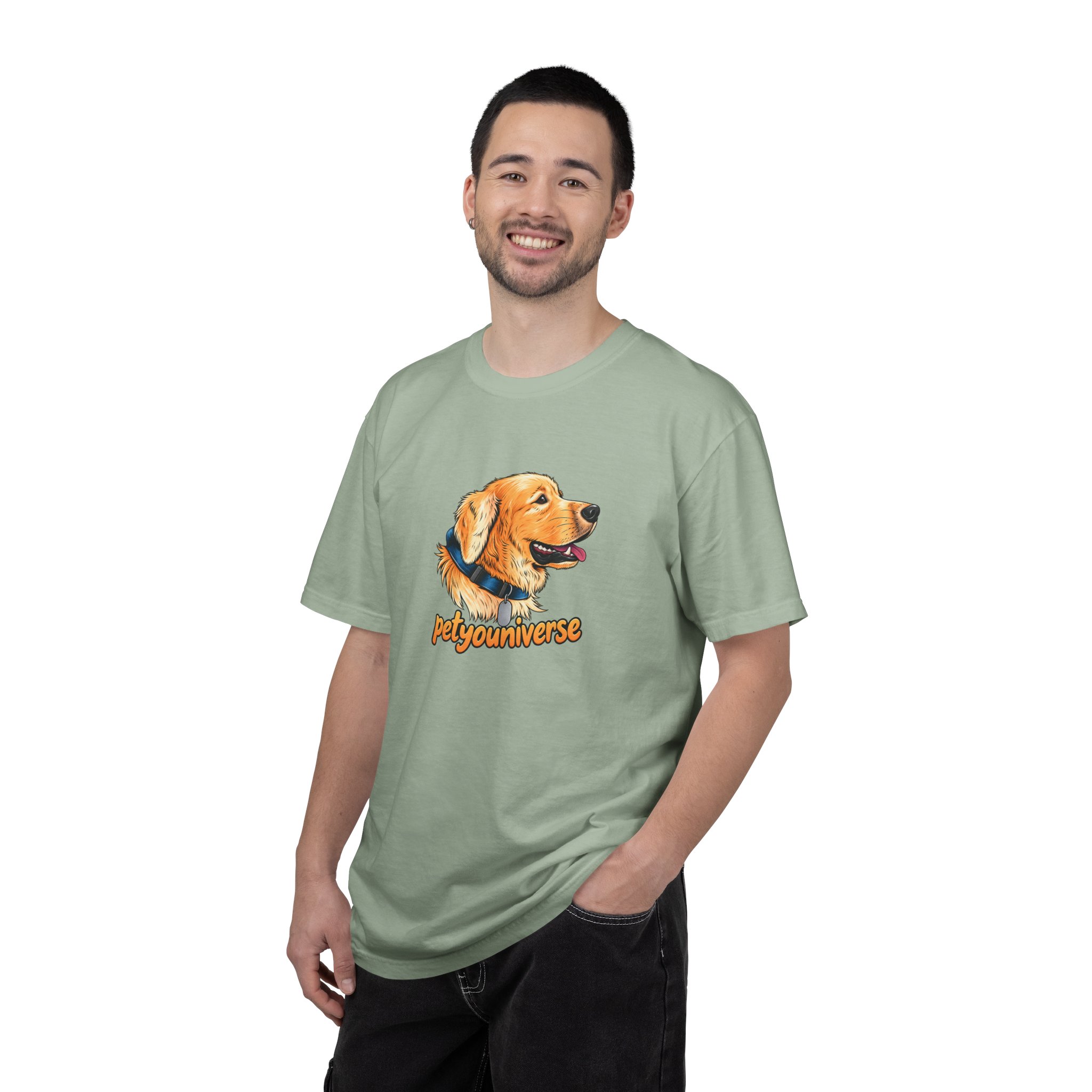 Golden Retriever Portrait T-Shirt – PetYoUniverse Graphic Tee - Image 49