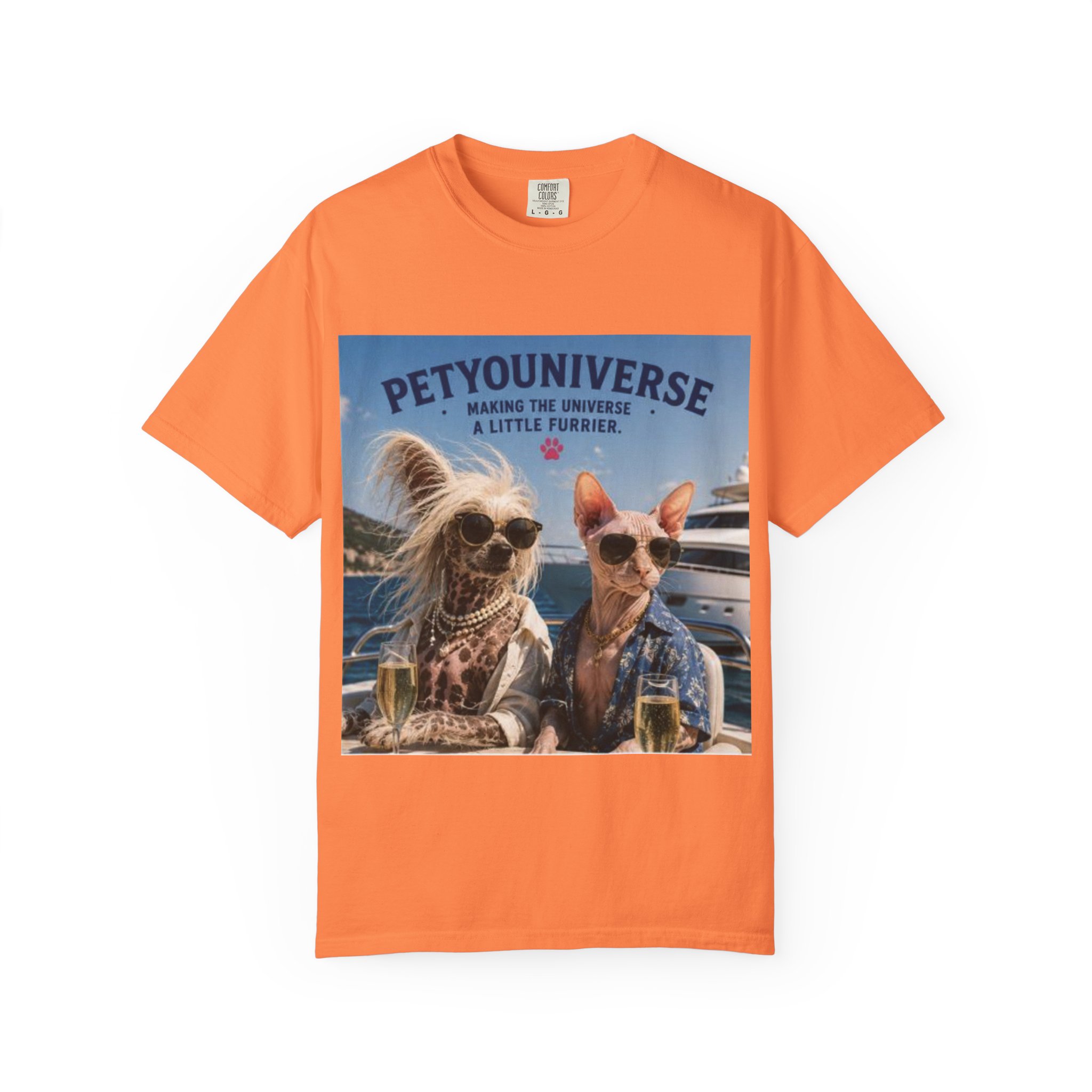 PetYoUniverse T-Shirt — 'Making the Universe a Little Furrier' Retro Dog & Cat Tee