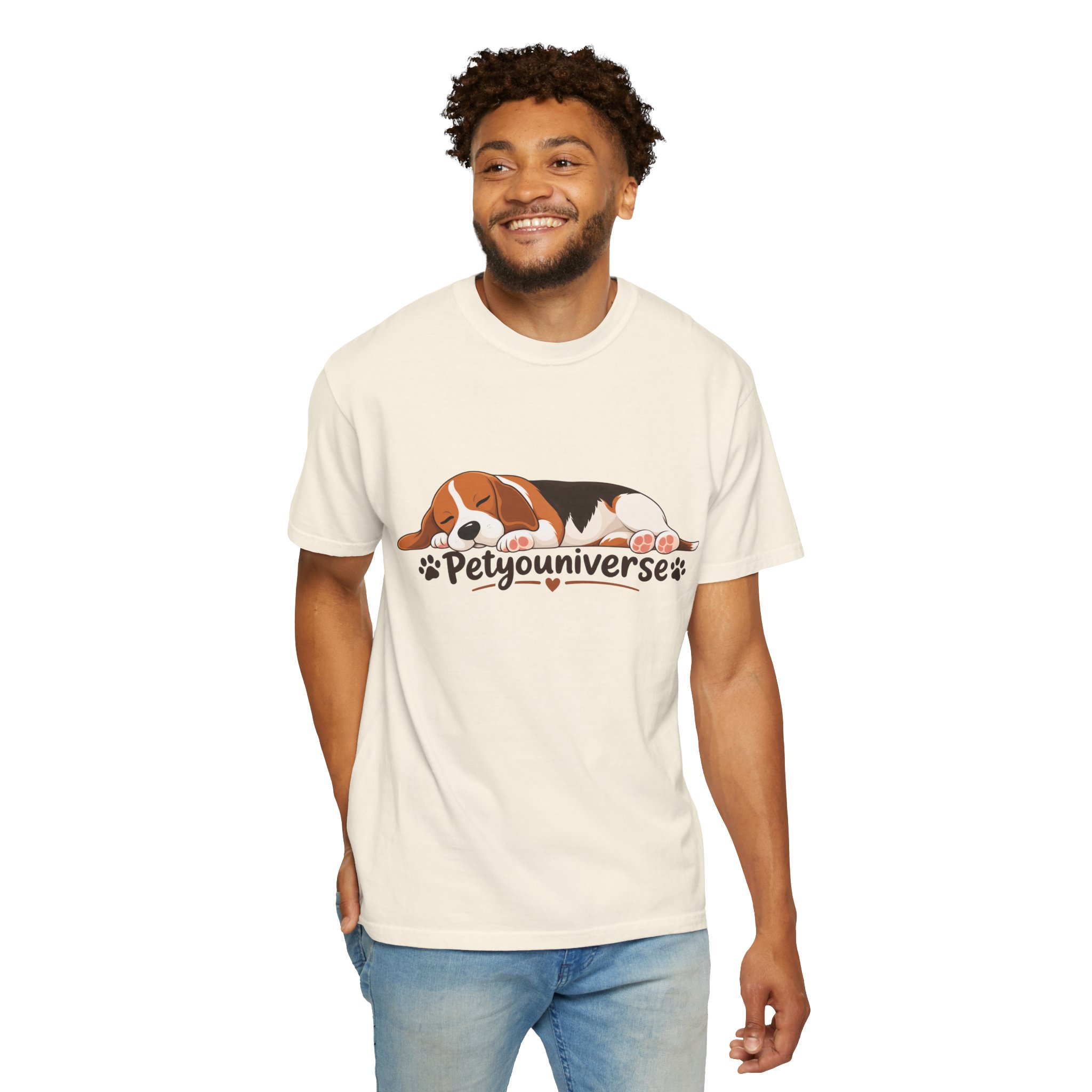 Sleeping Beagle T-Shirt — Cute "PetYoUniverse" Dog Graphic Tee - Image 16