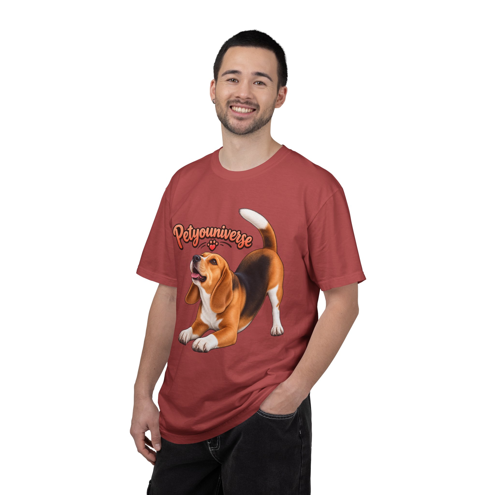 Beagle Playtime T-Shirt — "PetYoUniverse" Graphic Tee for Dog Lovers - Image 112