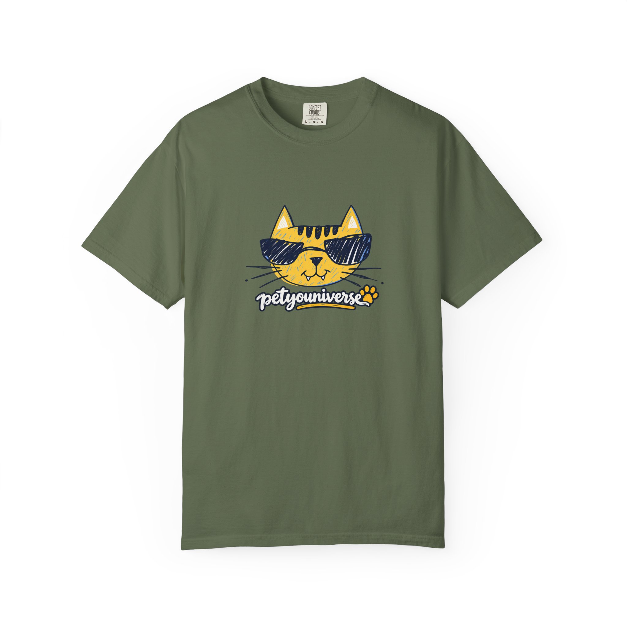 Cool Cat Sunglasses T‑Shirt — 'Purrfectly Awesome' Graphic Tee for Cat Lovers - Image 55