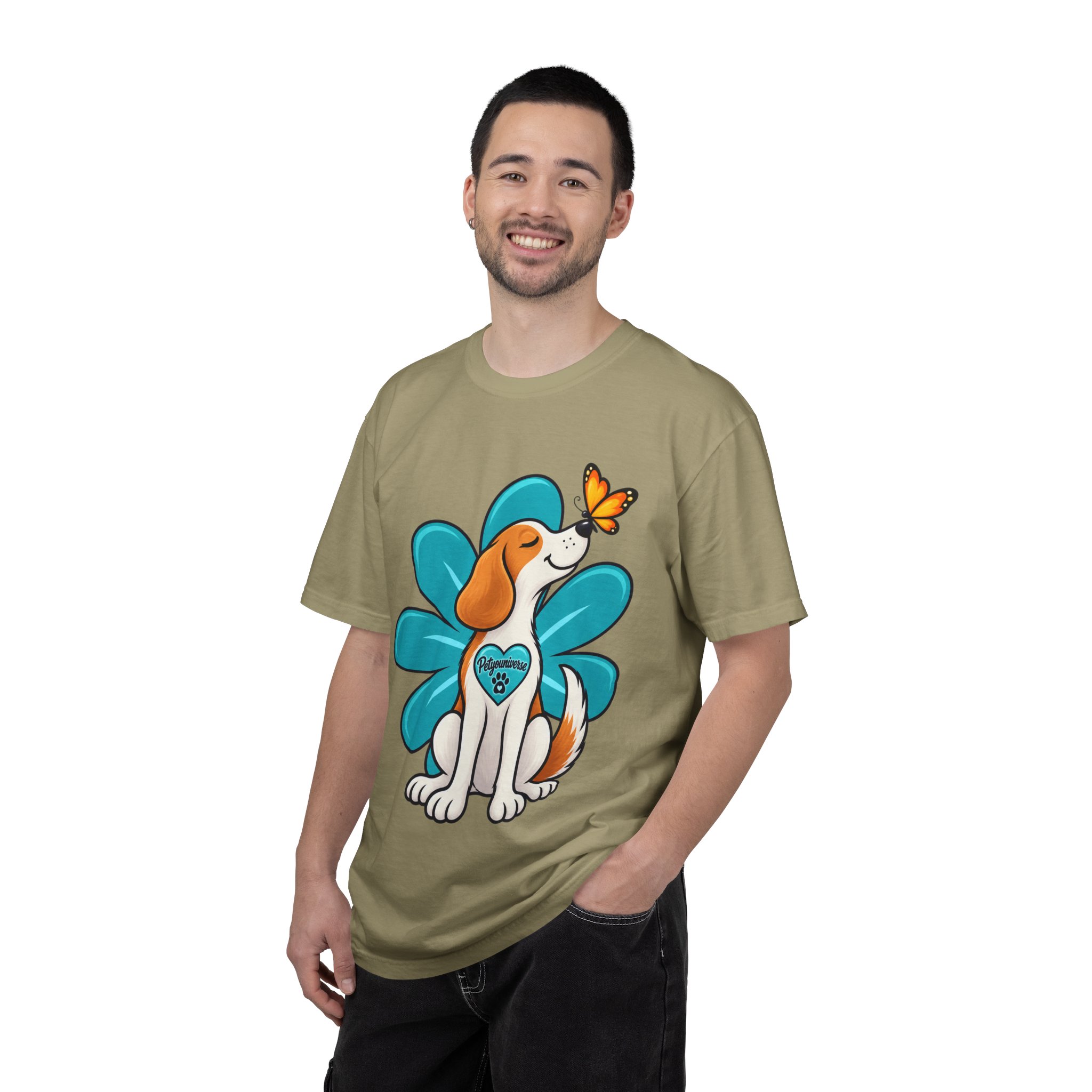 Beagle & Butterfly Graphic T-Shirt - Image 52