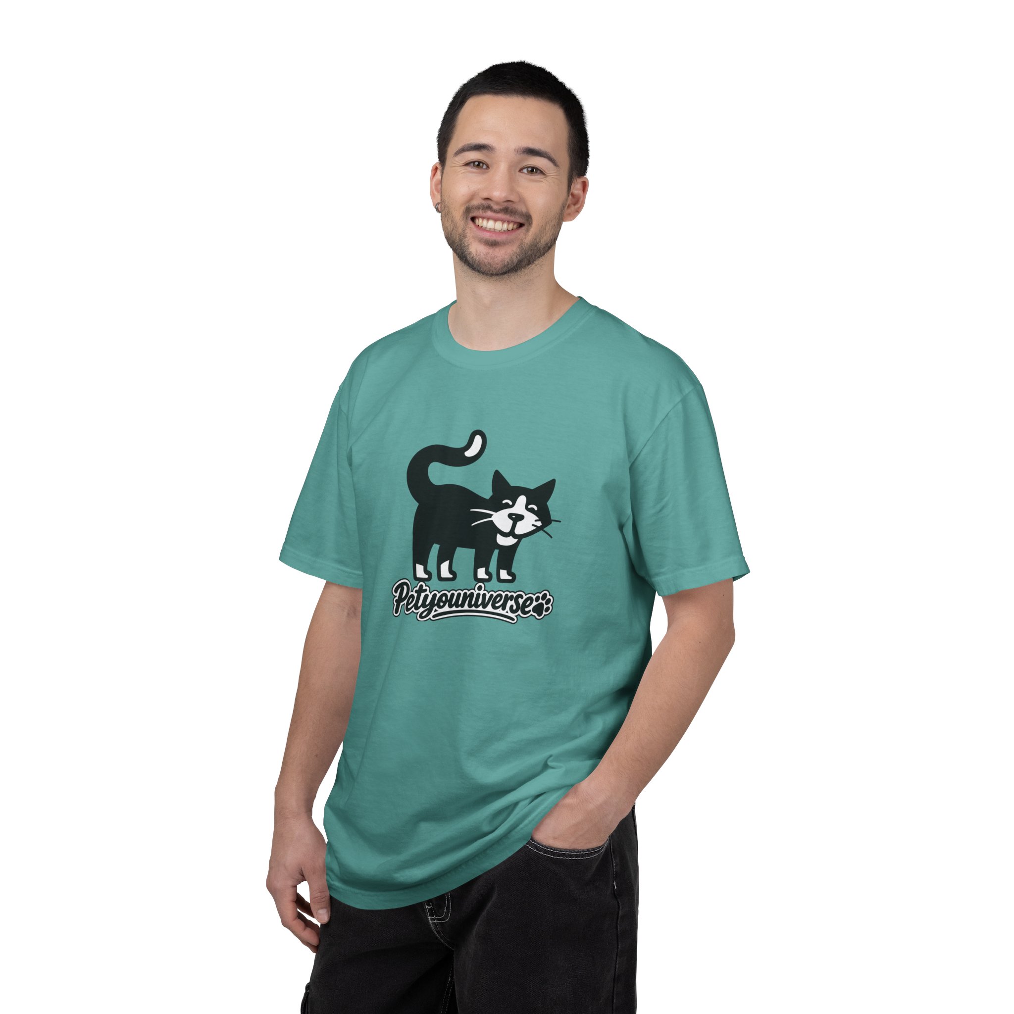 PetYouUniverse Cat Graphic T-Shirt — Vintage Cat Logo Tee - Image 85