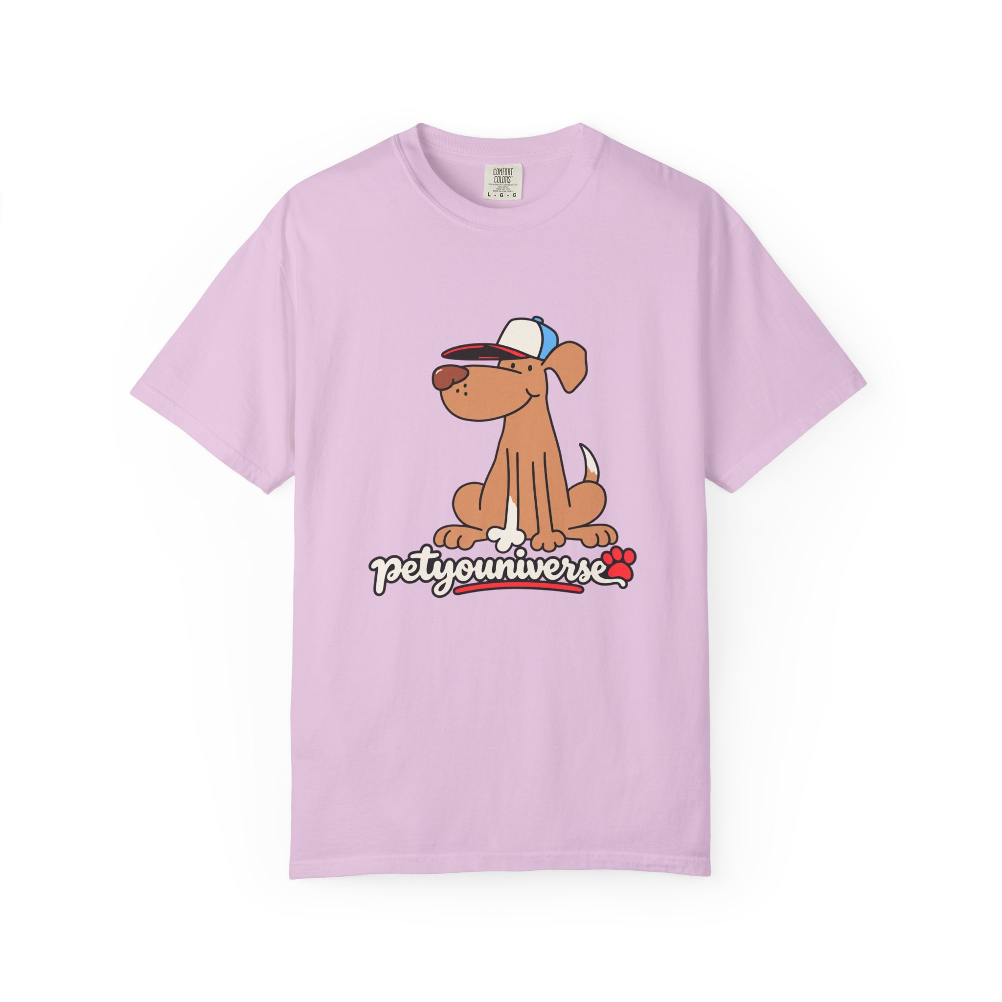 Dog Cartoon Tee — "PetYoUniverse" Puppy Graphic T-Shirt - Image 118
