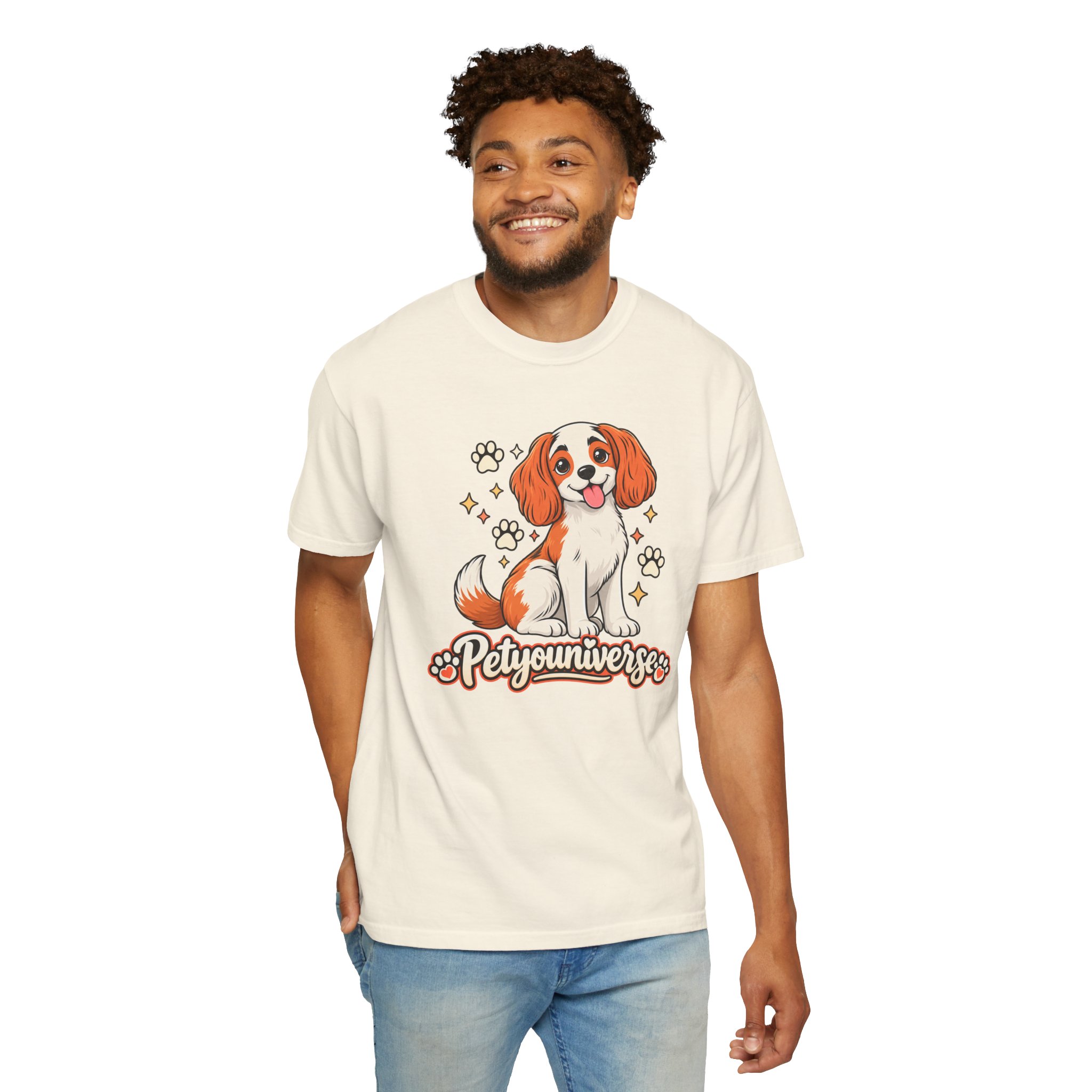 Cavalier King Charles Dog T-Shirt — "PetYoUniverse" Cute Puppy Graphic Tee - Image 7