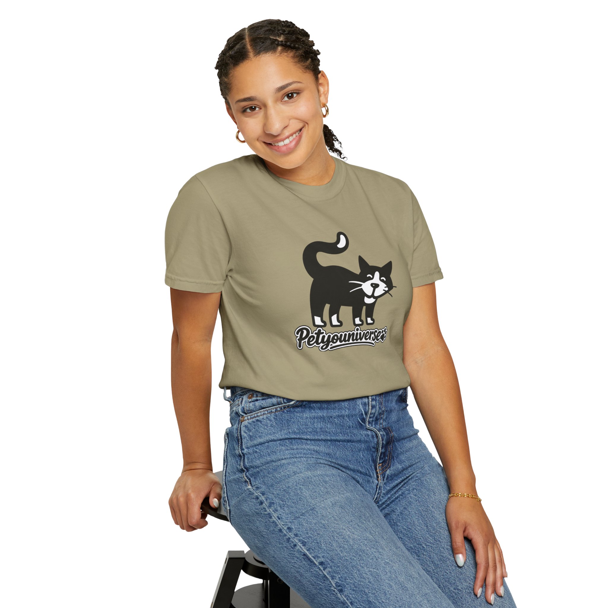 PetYouUniverse Cat Graphic T-Shirt — Vintage Cat Logo Tee - Image 33