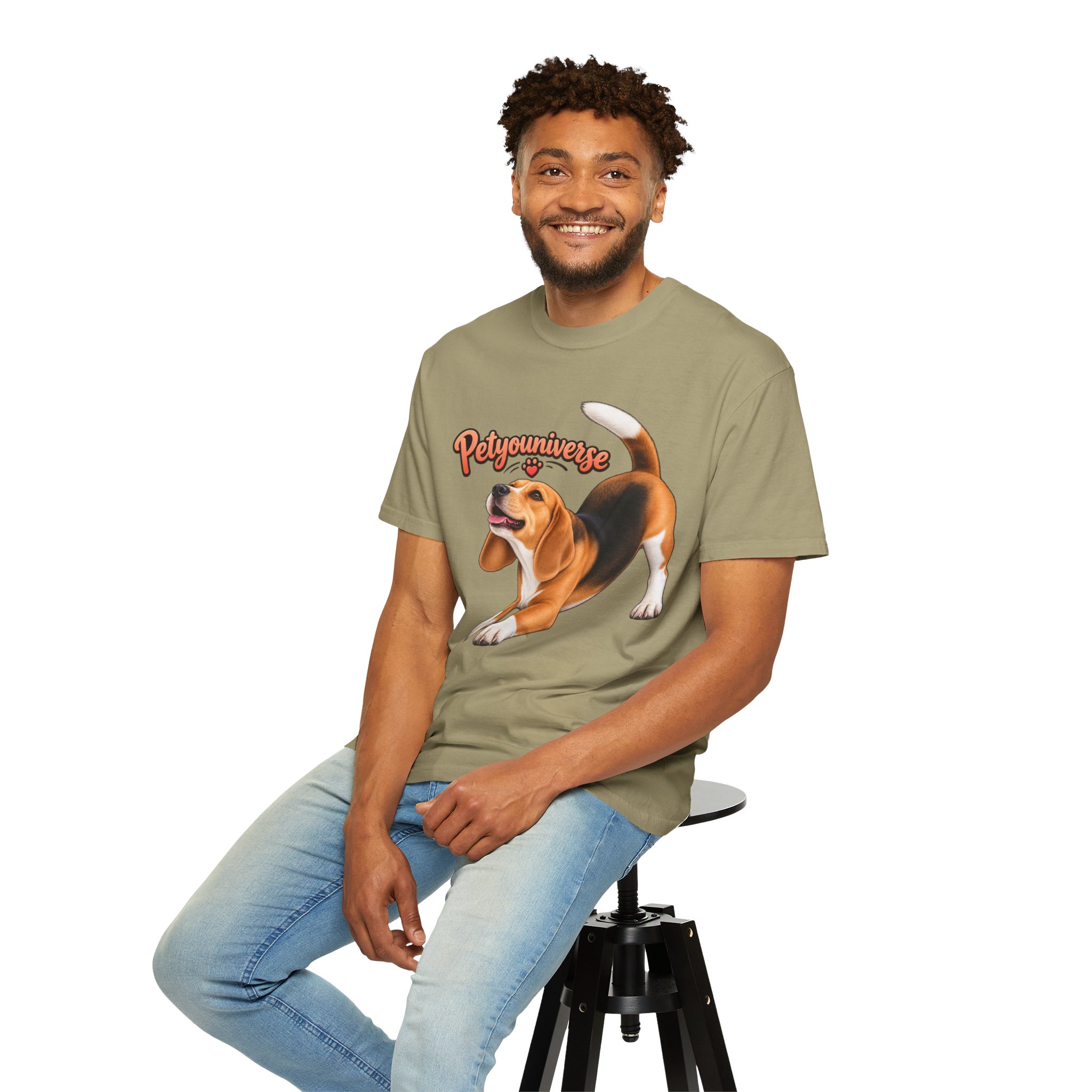 Beagle Playtime T-Shirt — "PetYoUniverse" Graphic Tee for Dog Lovers - Image 35