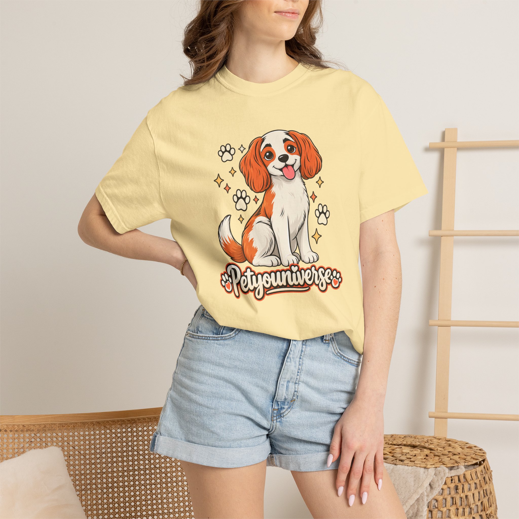 Cavalier King Charles Dog T-Shirt — "PetYoUniverse" Cute Puppy Graphic Tee - Image 11