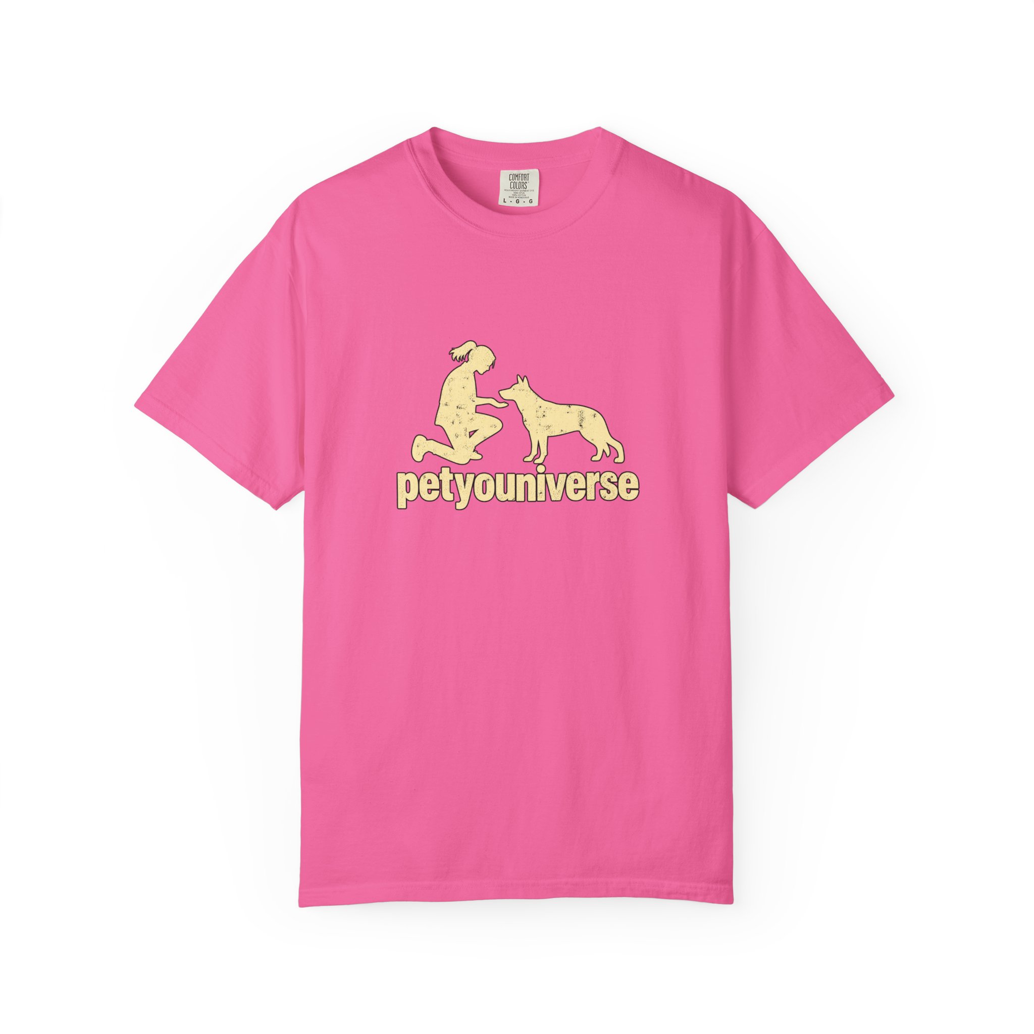 PetYoUniverse Dog Lover T-Shirt — Retro Paw & Pet Silhouette Tee - Image 91