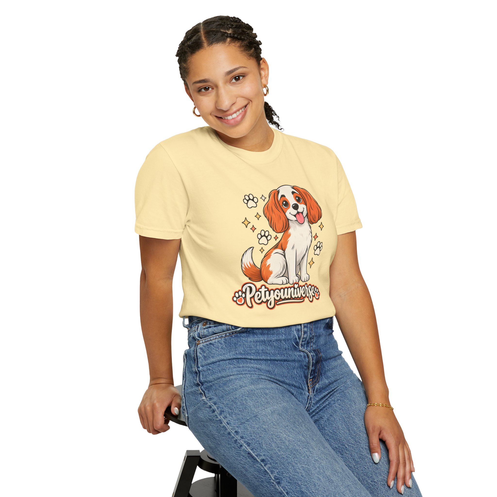 Cavalier King Charles Dog T-Shirt — "PetYoUniverse" Cute Puppy Graphic Tee - Image 15