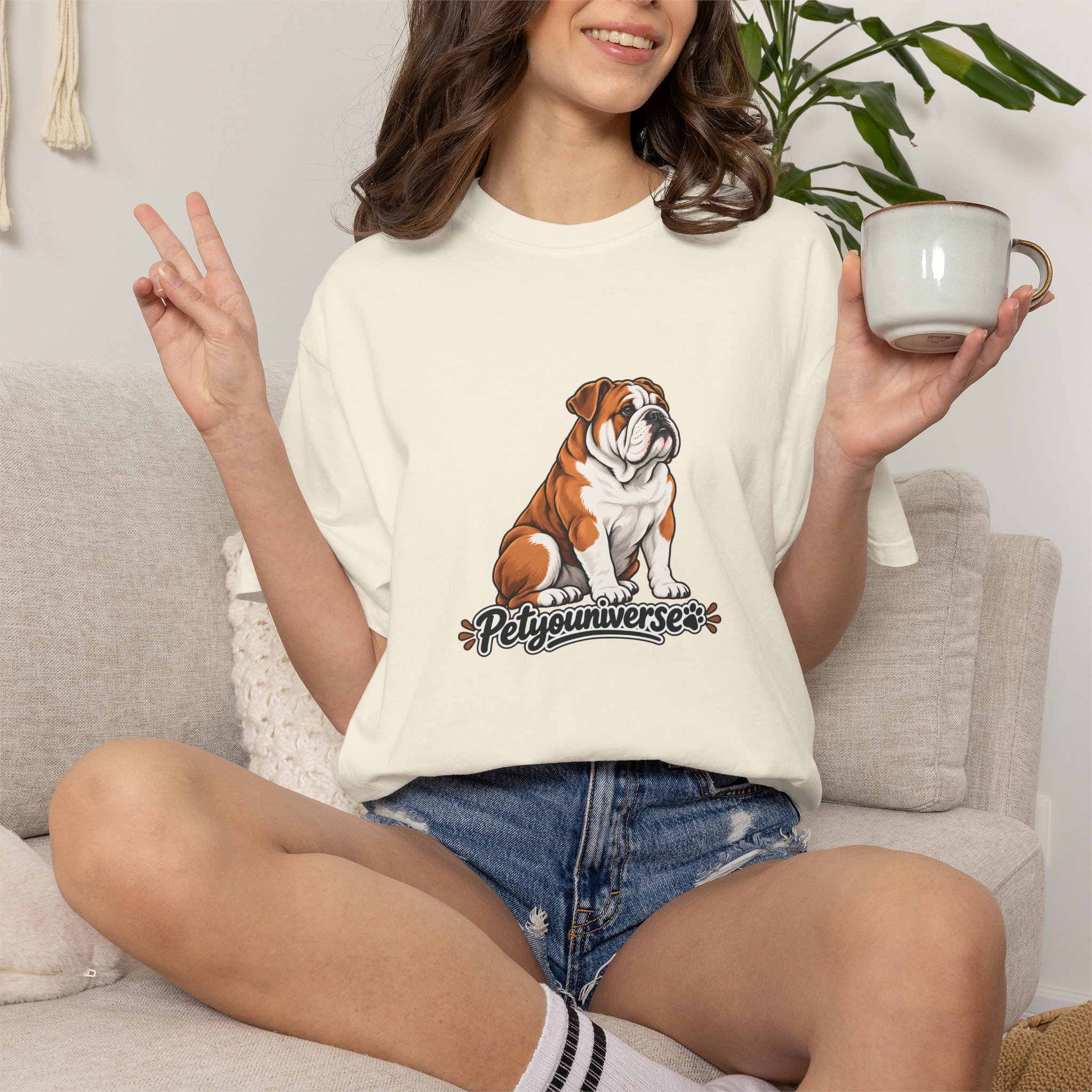 Bulldog Graphic T-Shirt — "PetYoUniverse" Cute Dog Tee for Pet Lovers - Image 12