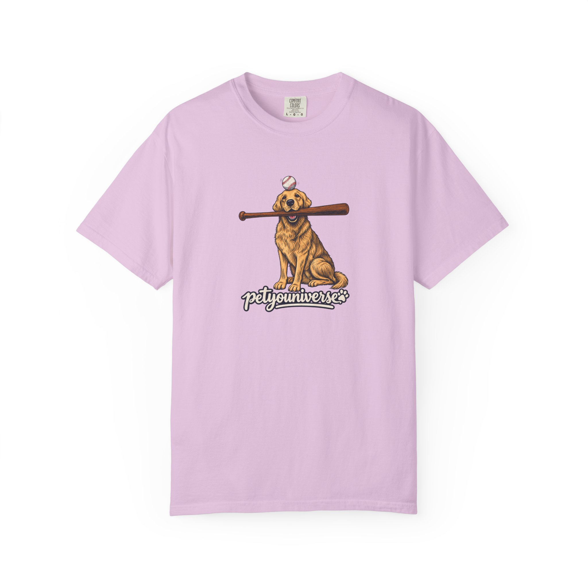 Golden Retriever Baseball Dog T-Shirt — “PetYoUniverse” Vintage Graphic Tee - Image 109