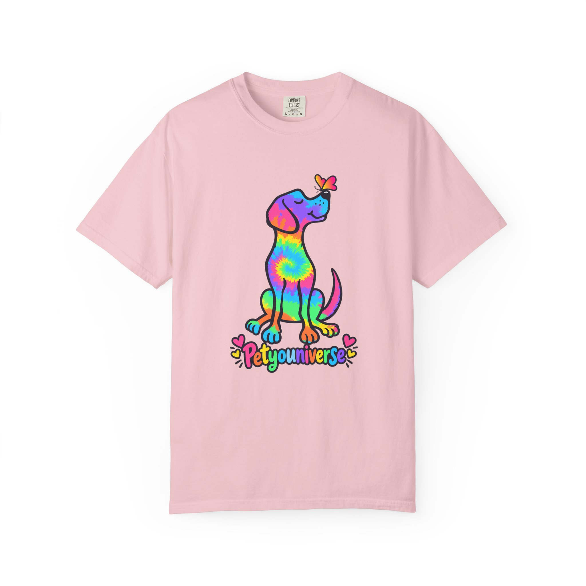 Tie-Dye Puppy T-Shirt — Colorful "PetYoUniverse" Dog Graphic Tee - Image 100