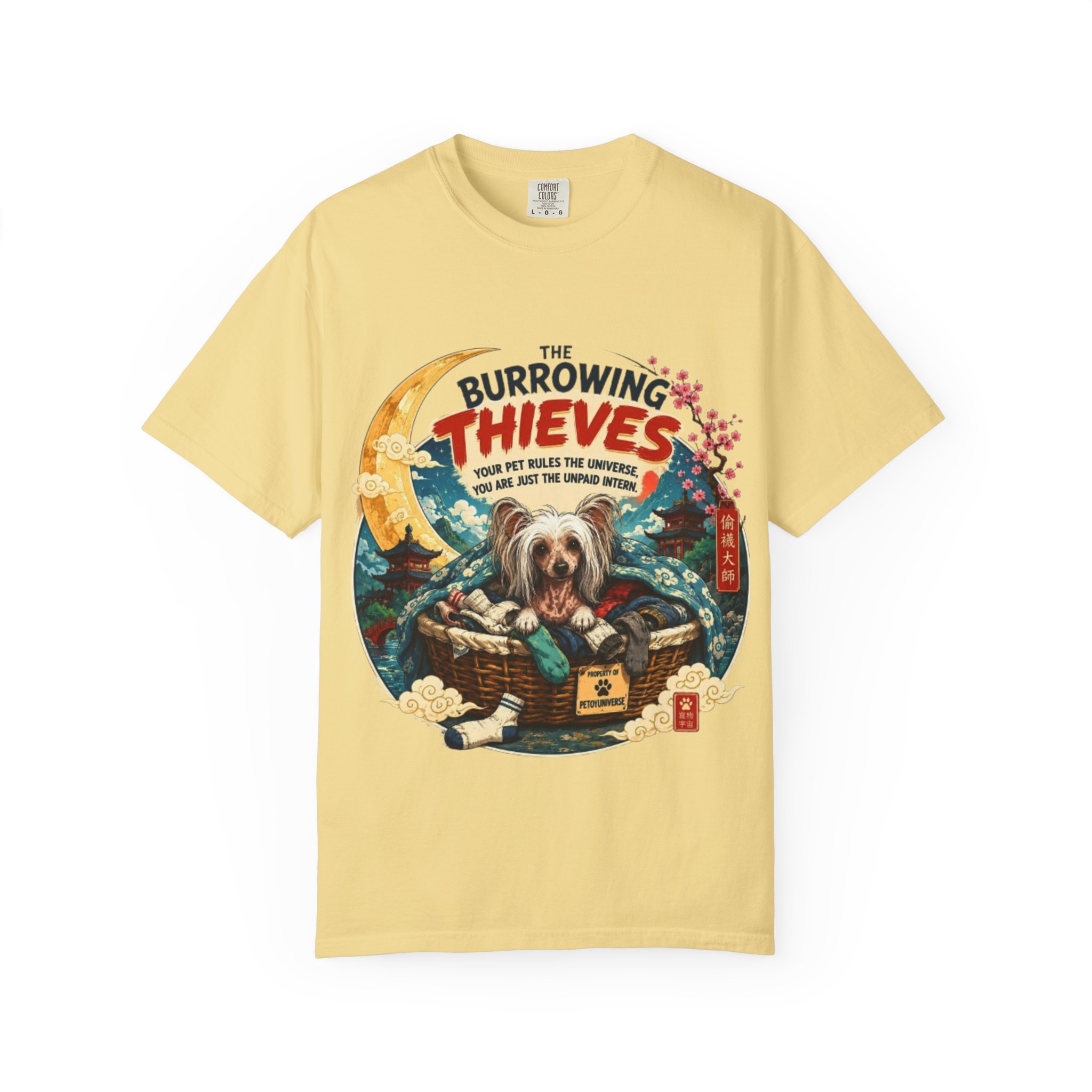T-Shirt — The Burrowing Thieves Vintage Dog Treasure Chest Graphic Tee - Image 43