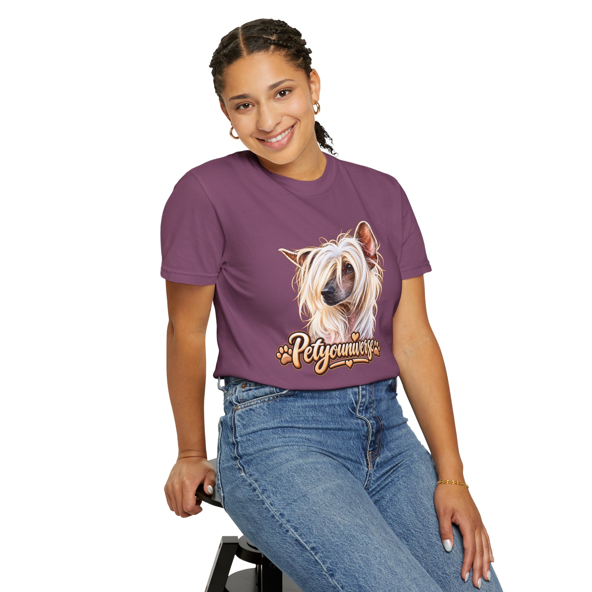 PetYouniverse Chinese Crested Dog T-Shirt — Cute Pet Portrait Tee - Image 132
