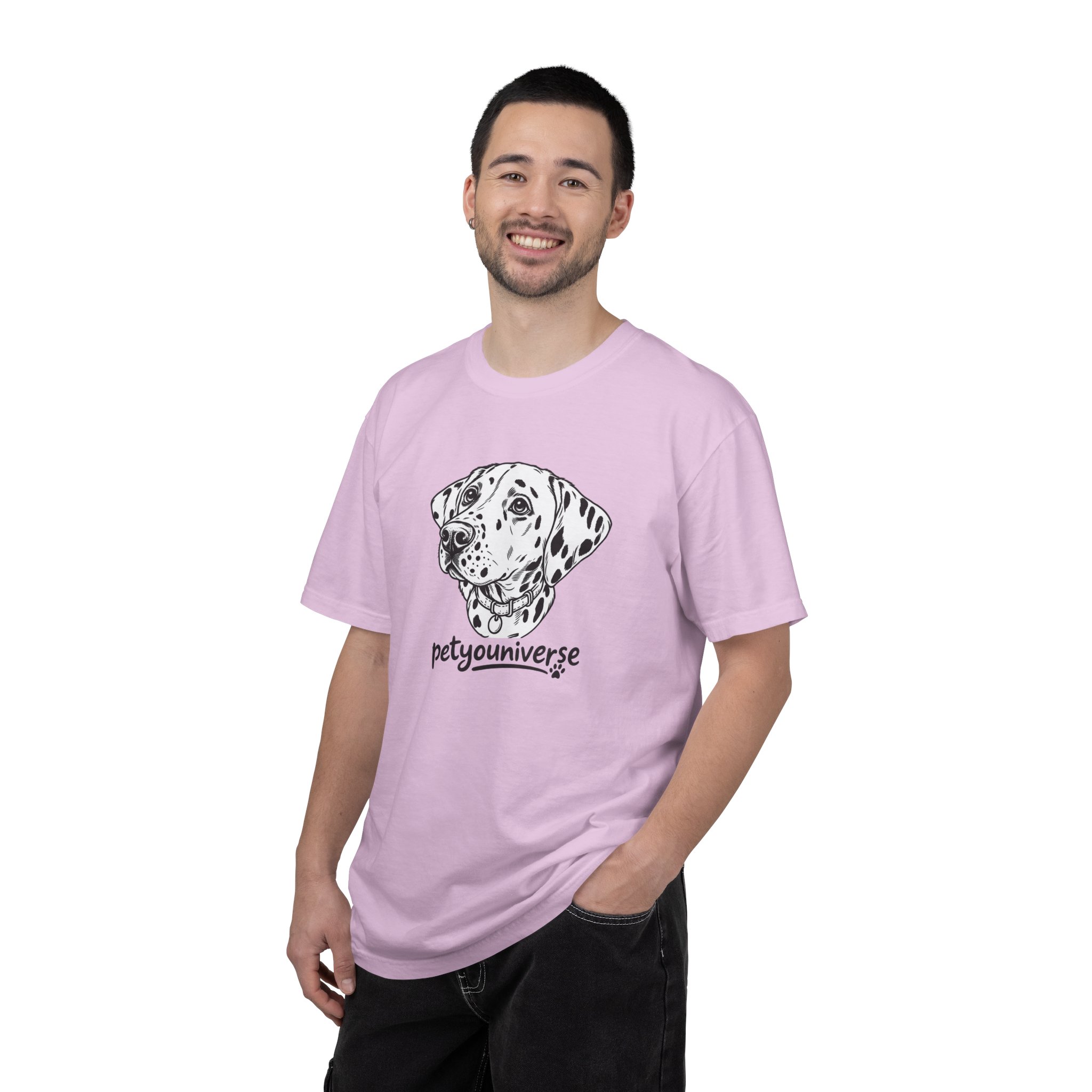 Dalmatian Portrait T-Shirt — "PetYoUniverse" Graphic Tee - Image 103