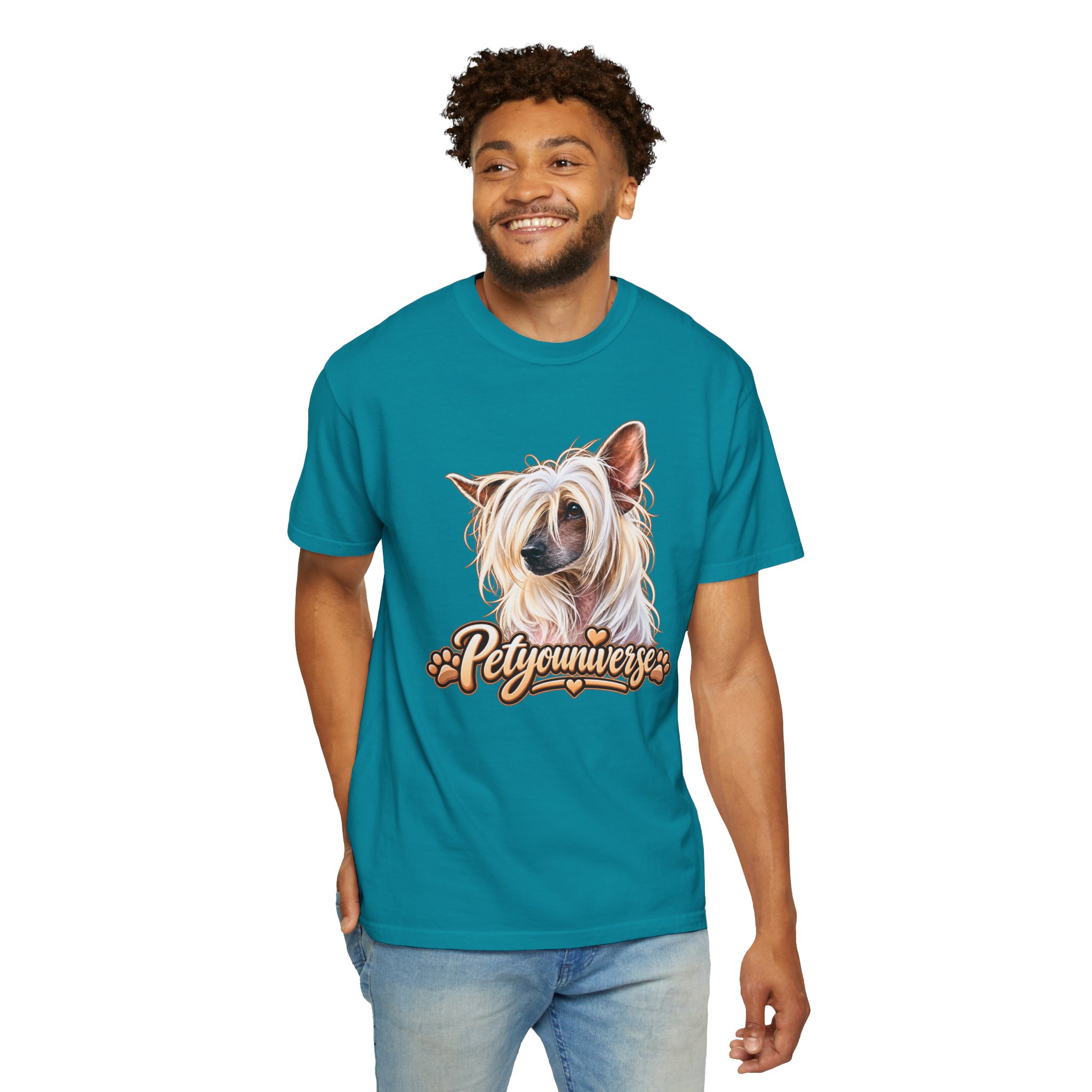 PetYouniverse Chinese Crested Dog T-Shirt — Cute Pet Portrait Tee - Image 106