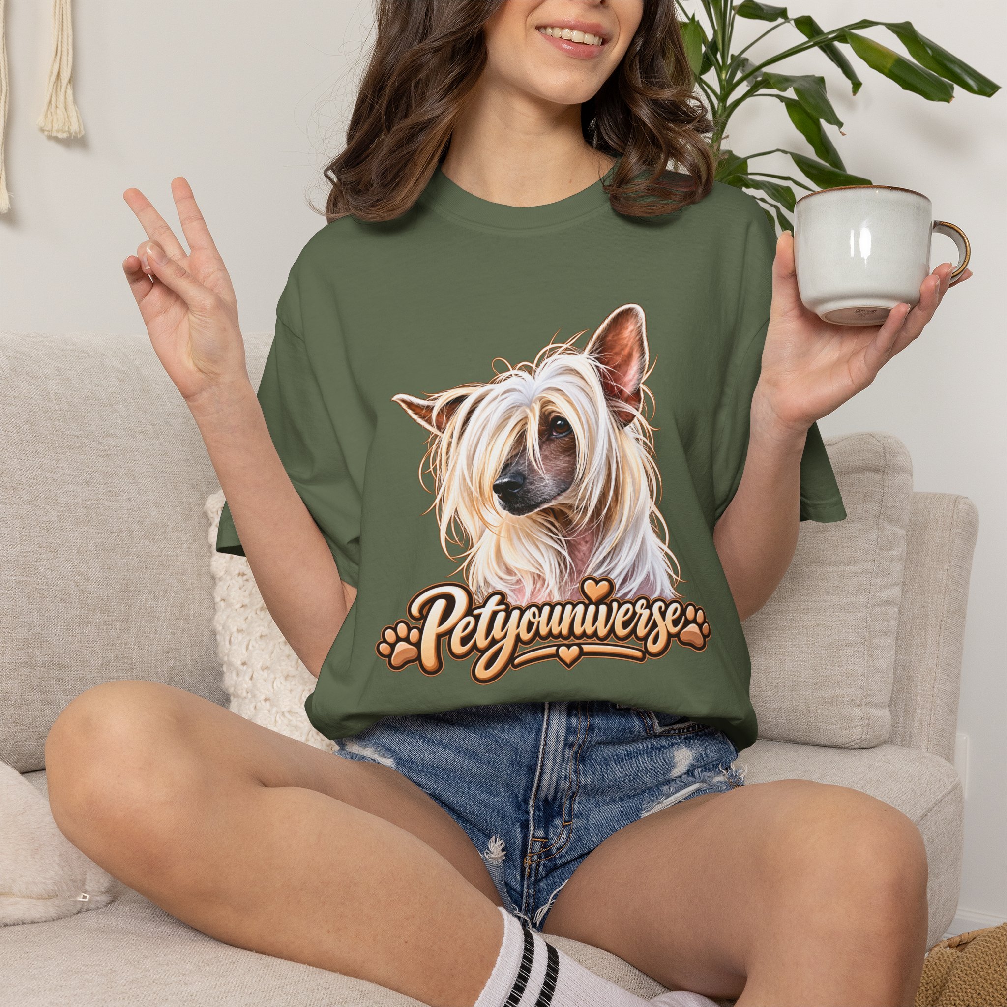PetYouniverse Chinese Crested Dog T-Shirt — Cute Pet Portrait Tee - Image 66