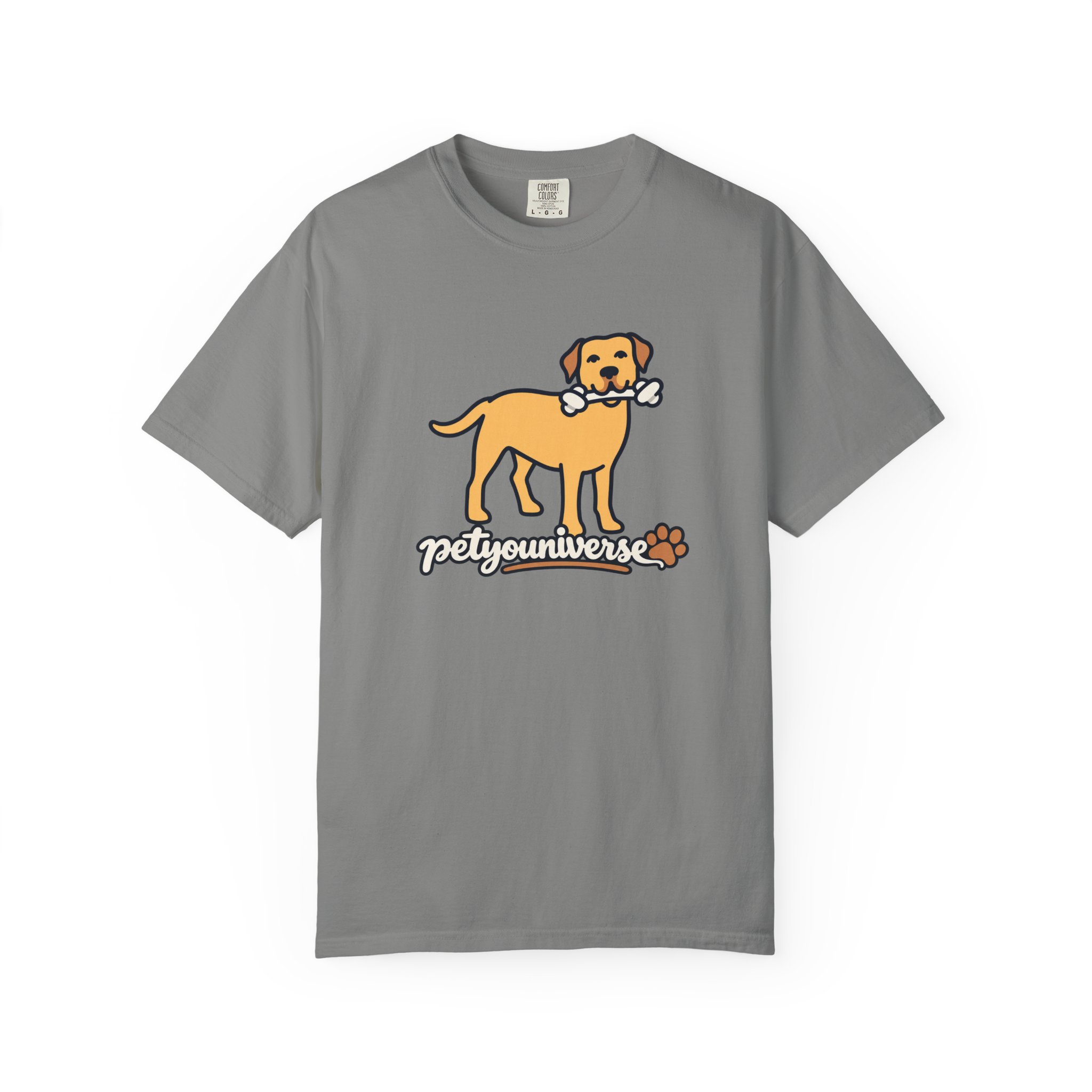 Dog Bone Graphic T-Shirt — "PetYoUniverse" Puppy Tee - Image 91