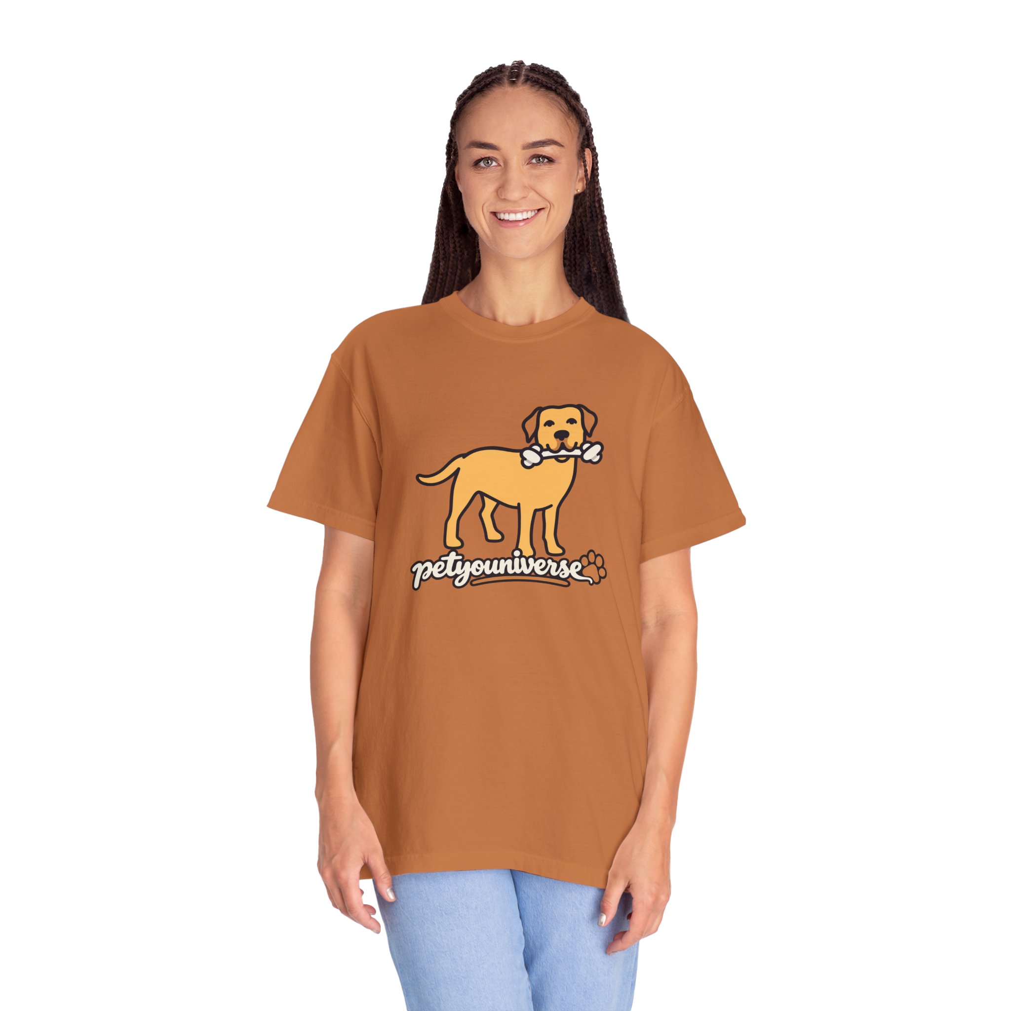 Dog Bone Graphic T-Shirt — "PetYoUniverse" Puppy Tee - Image 14