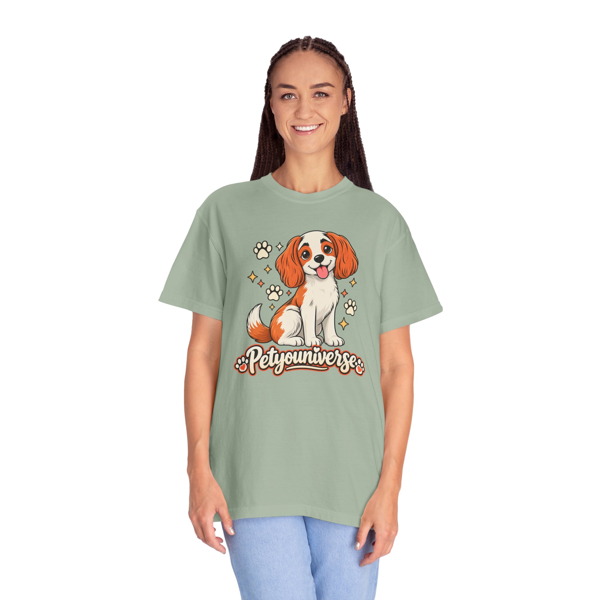 Cavalier King Charles Dog T-Shirt — "PetYoUniverse" Cute Puppy Graphic Tee - Image 68