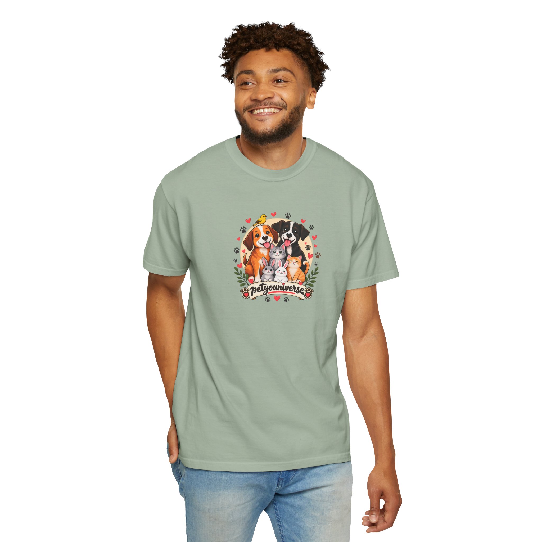Dog Mom & Dad T-Shirt — 'Pet Parents' Cute Puppy Portrait Tee - Image 61