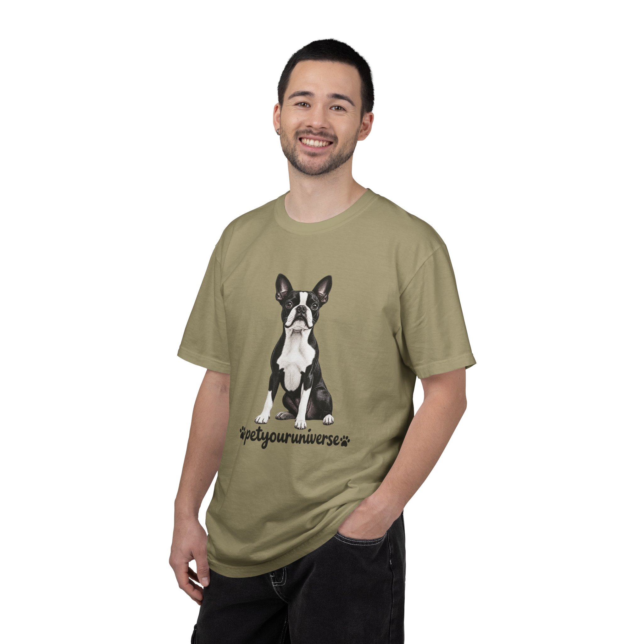 Boston Terrier Graphic T-Shirt — "PetYoUniverse" Dog Lover Tee - Image 13
