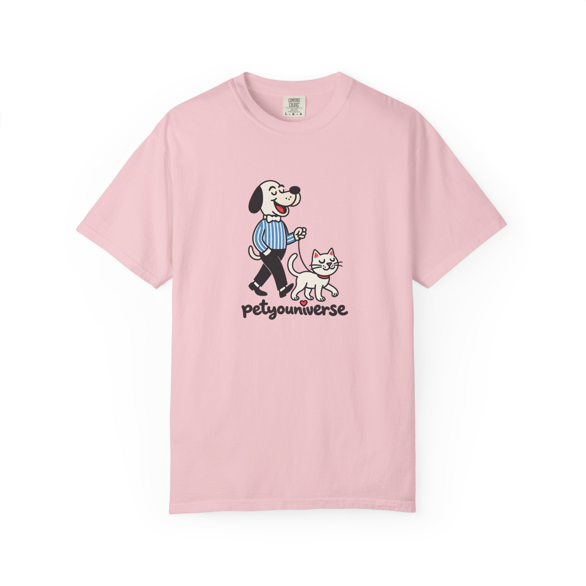 PetYouniverse Walking Dog & Cat Tee — Cute Retro Pet Graphic T-Shirt - Image 91