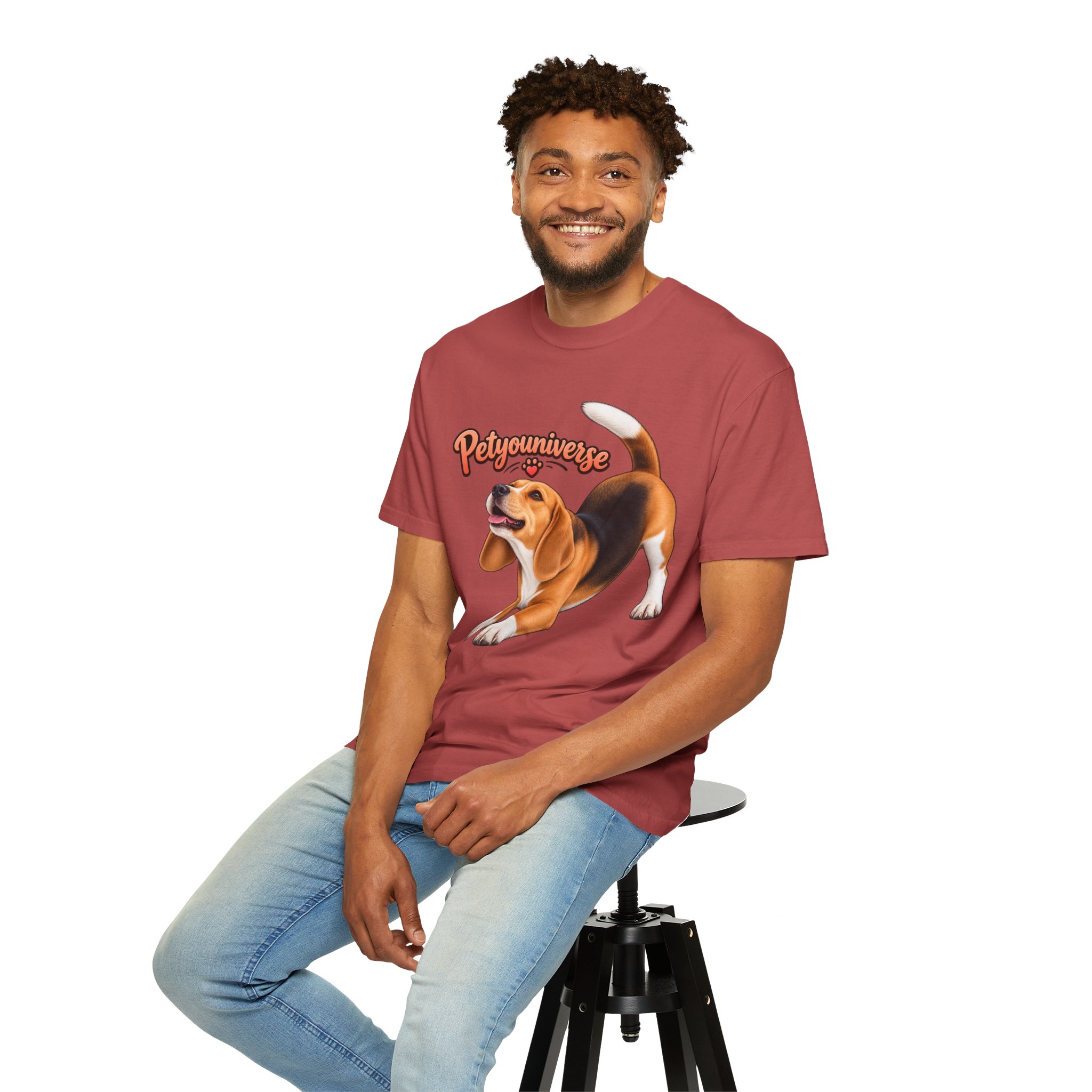 Beagle Playtime T-Shirt — "PetYoUniverse" Graphic Tee for Dog Lovers - Image 116