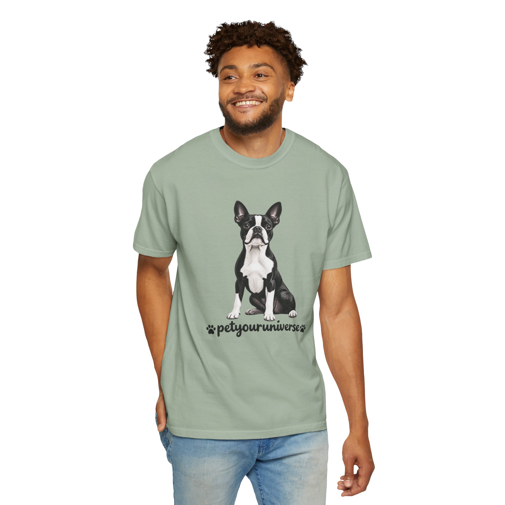 Boston Terrier Graphic T-Shirt — "PetYoUniverse" Dog Lover Tee - Image 61
