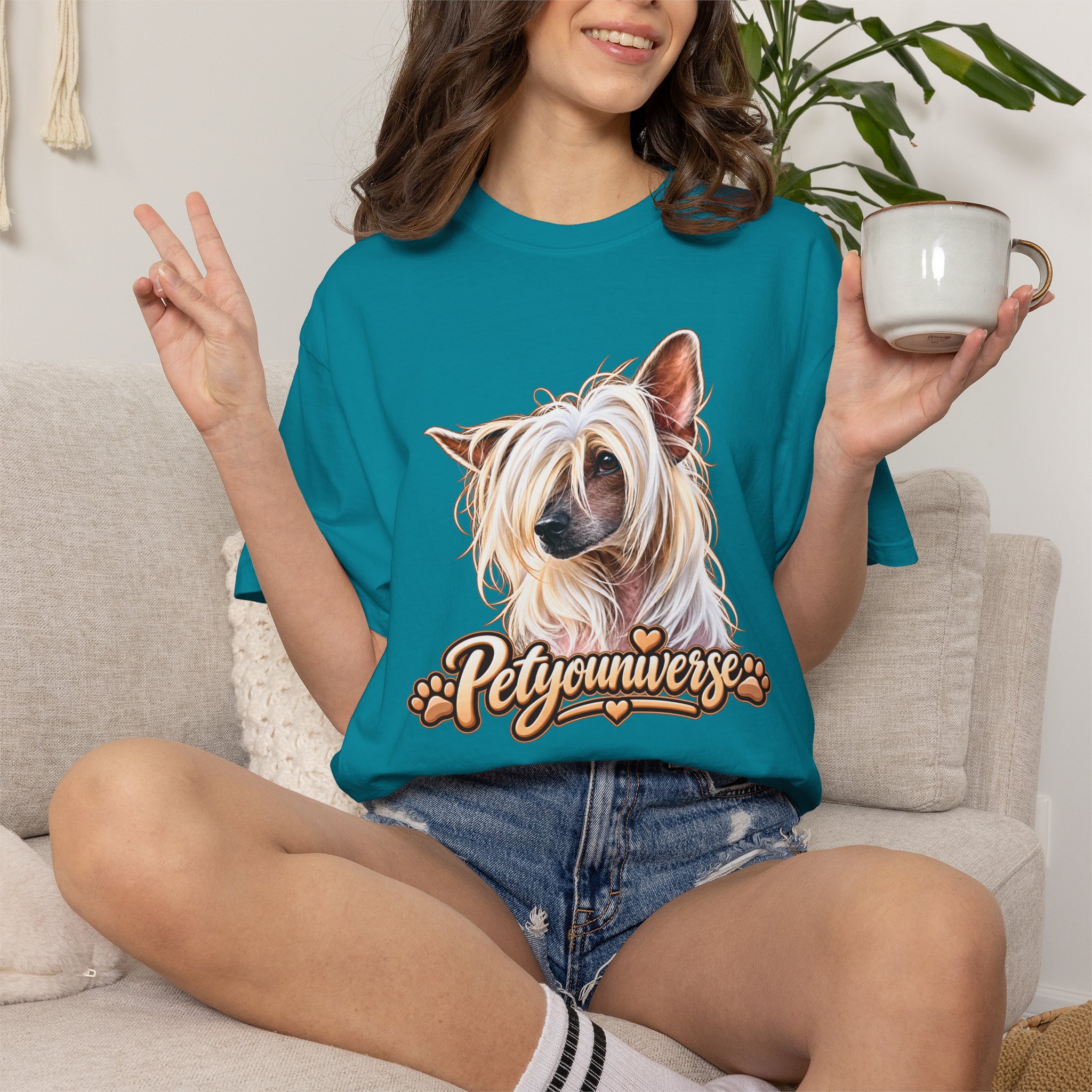PetYouniverse Chinese Crested Dog T-Shirt — Cute Pet Portrait Tee - Image 102