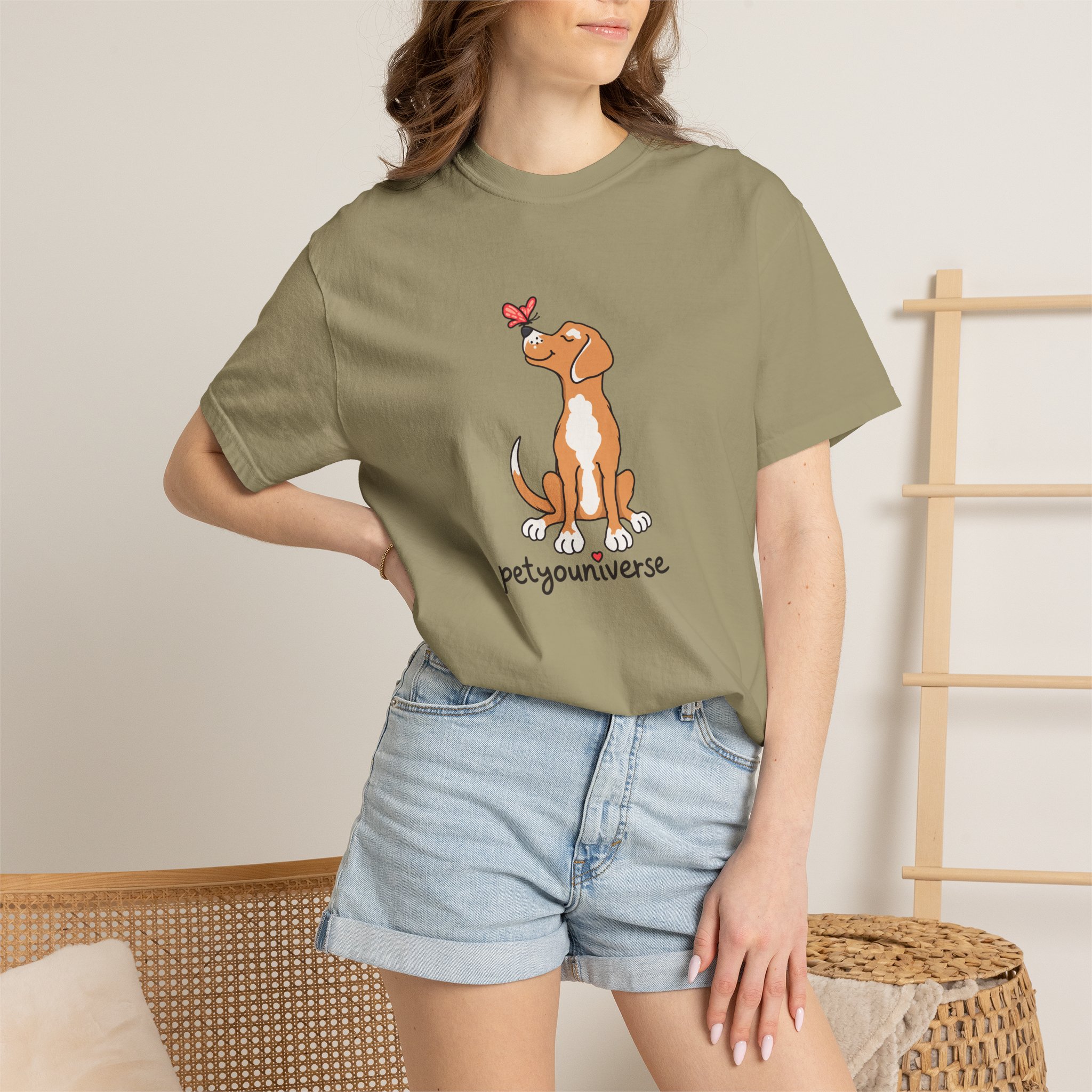 PetYoUniverse Cute Dog & Butterfly T‑Shirt - Image 20