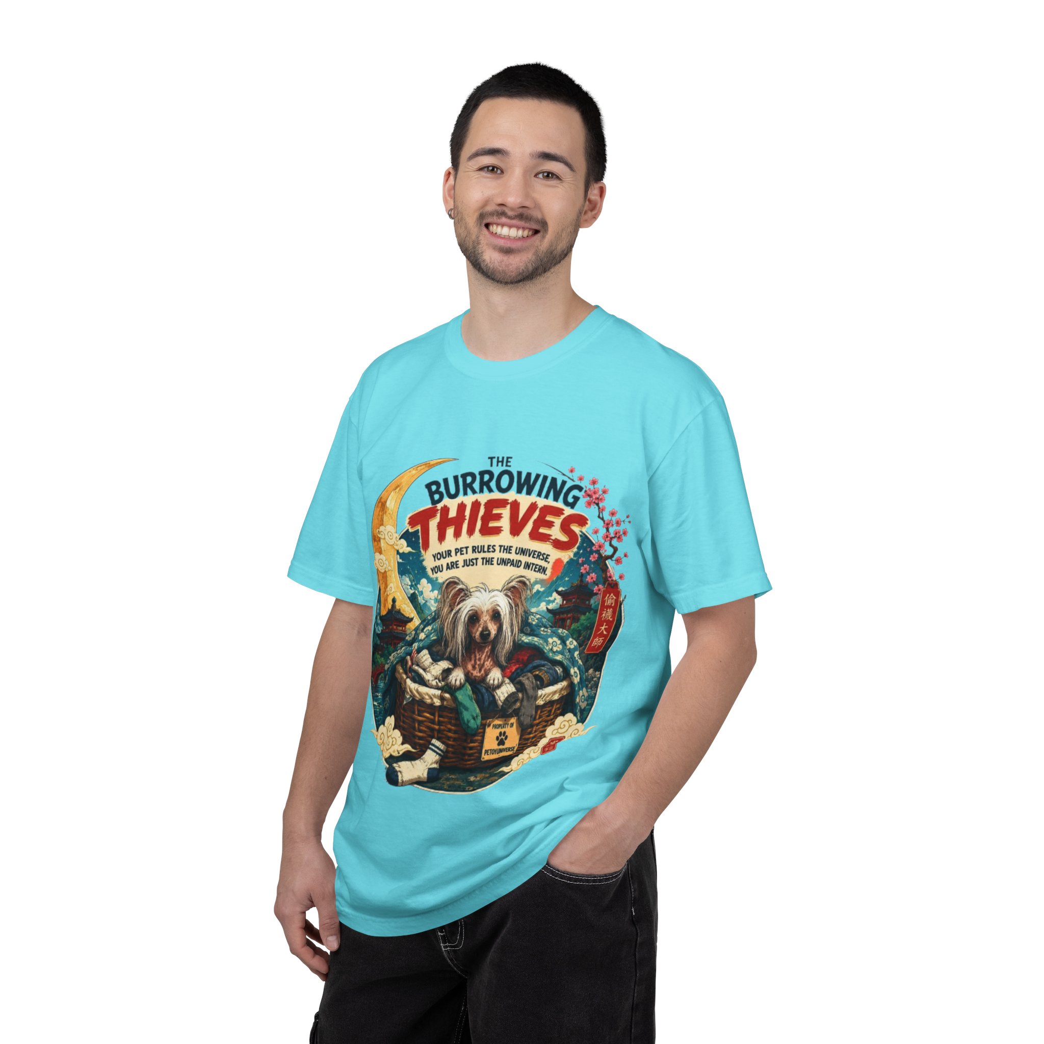T-Shirt — The Burrowing Thieves Vintage Dog Treasure Chest Graphic Tee - Image 63