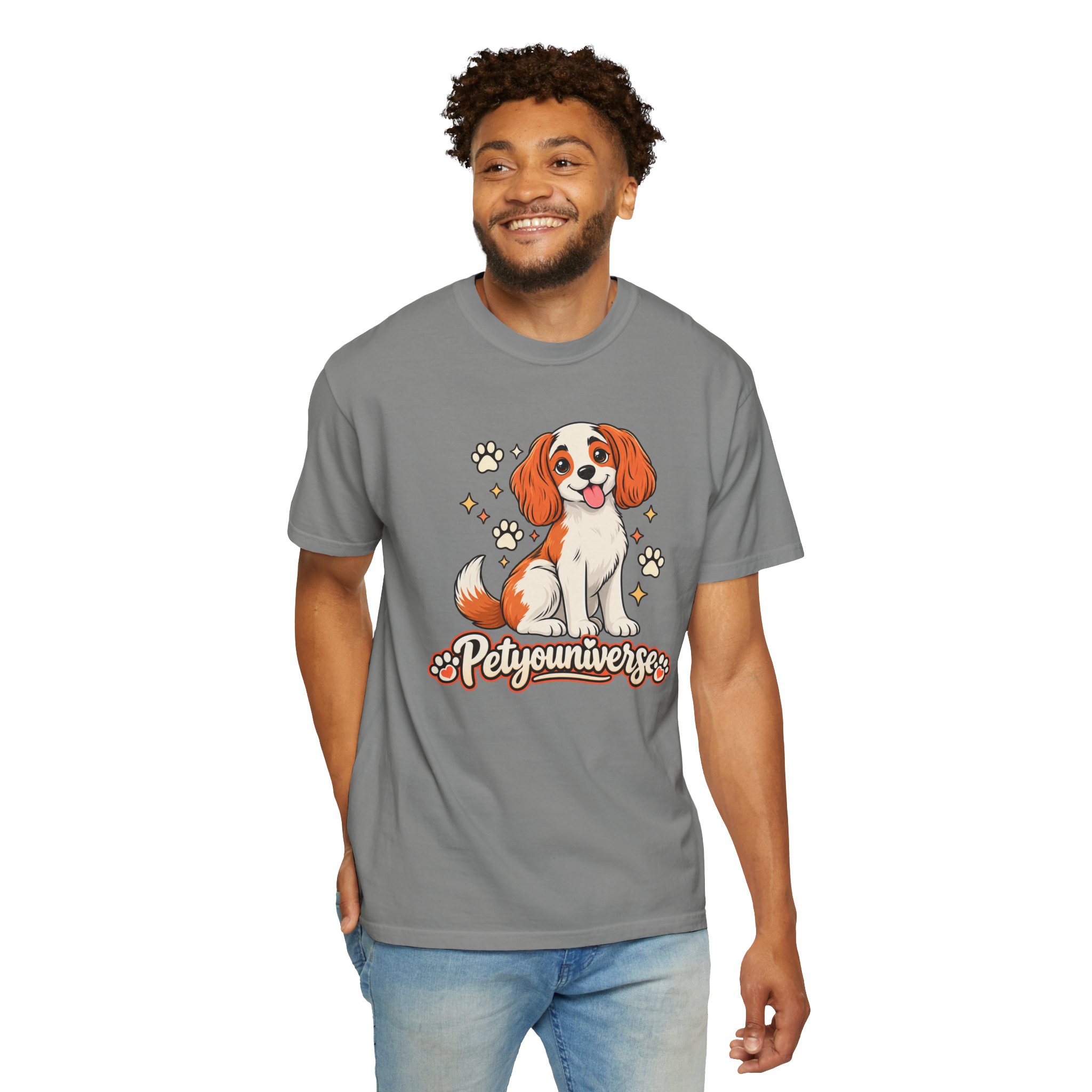 Cavalier King Charles Dog T-Shirt — "PetYoUniverse" Cute Puppy Graphic Tee - Image 97