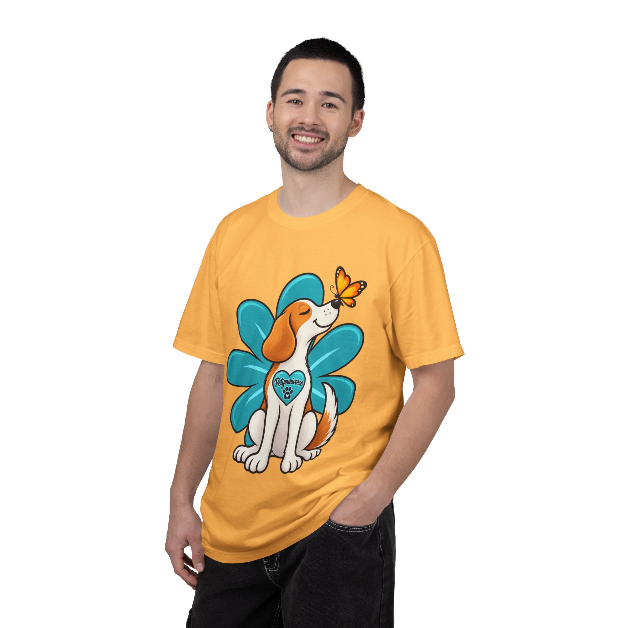Beagle & Butterfly Graphic T-Shirt - Image 31