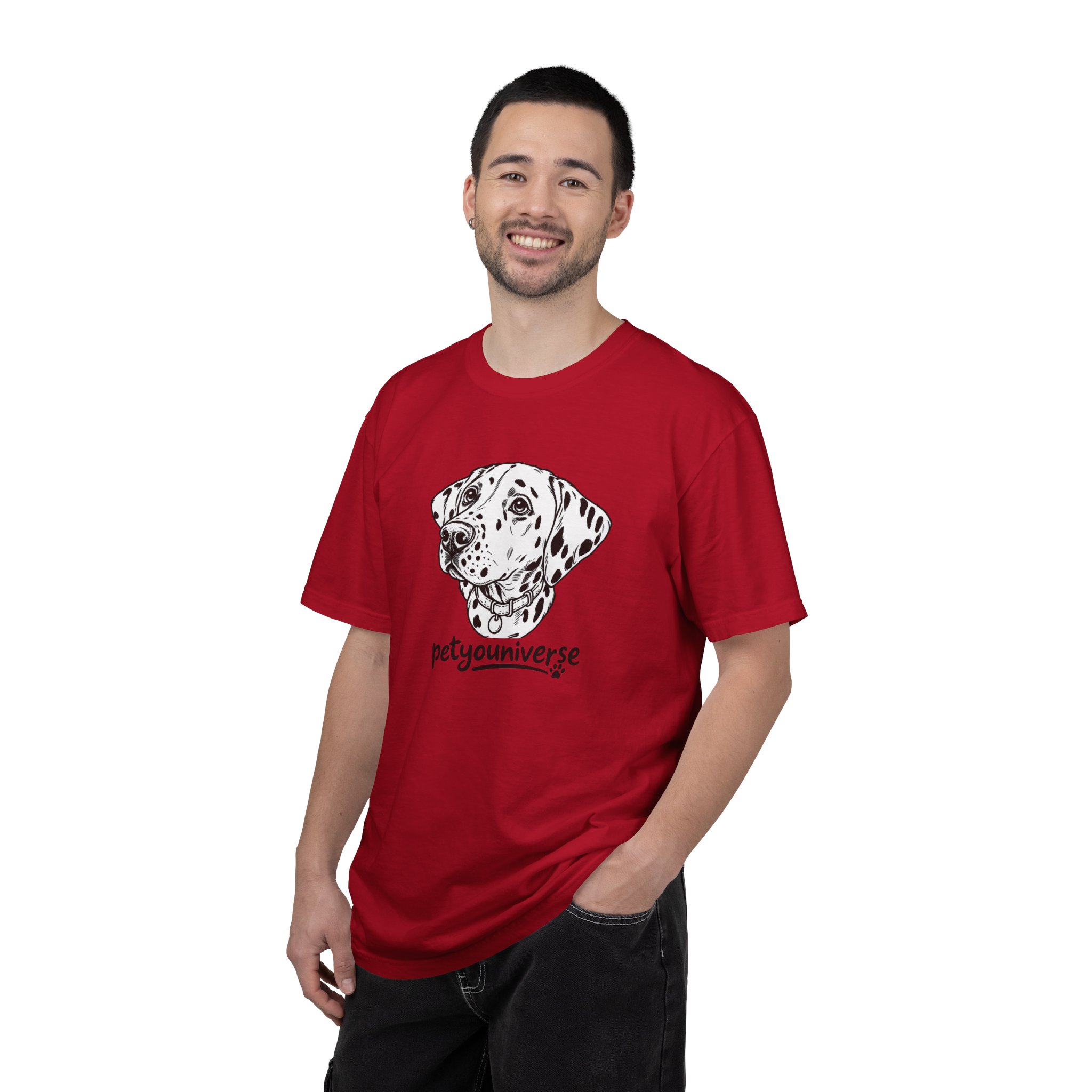 Dalmatian Portrait T-Shirt — "PetYoUniverse" Graphic Tee - Image 139