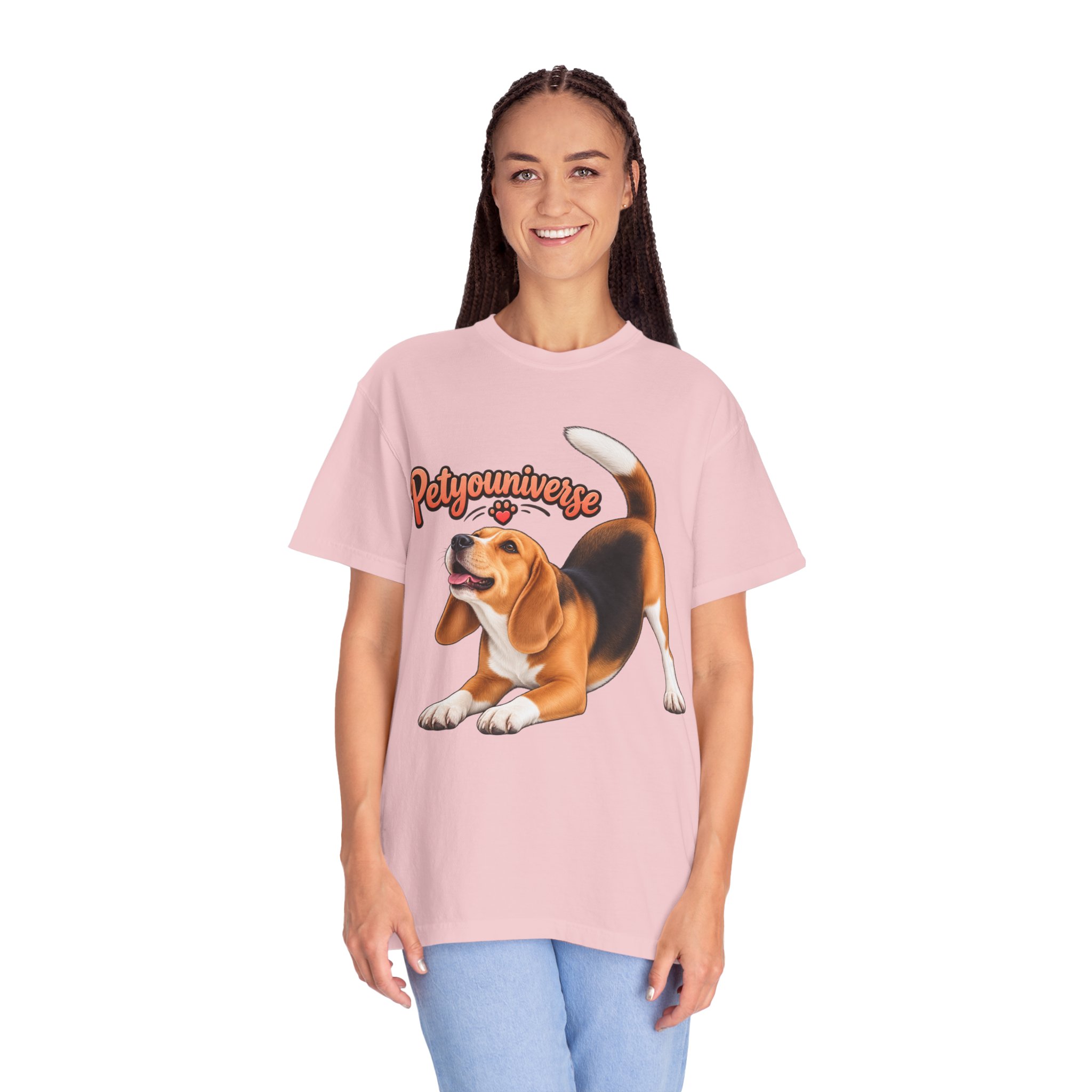 Beagle Playtime T-Shirt — "PetYoUniverse" Graphic Tee for Dog Lovers - Image 95