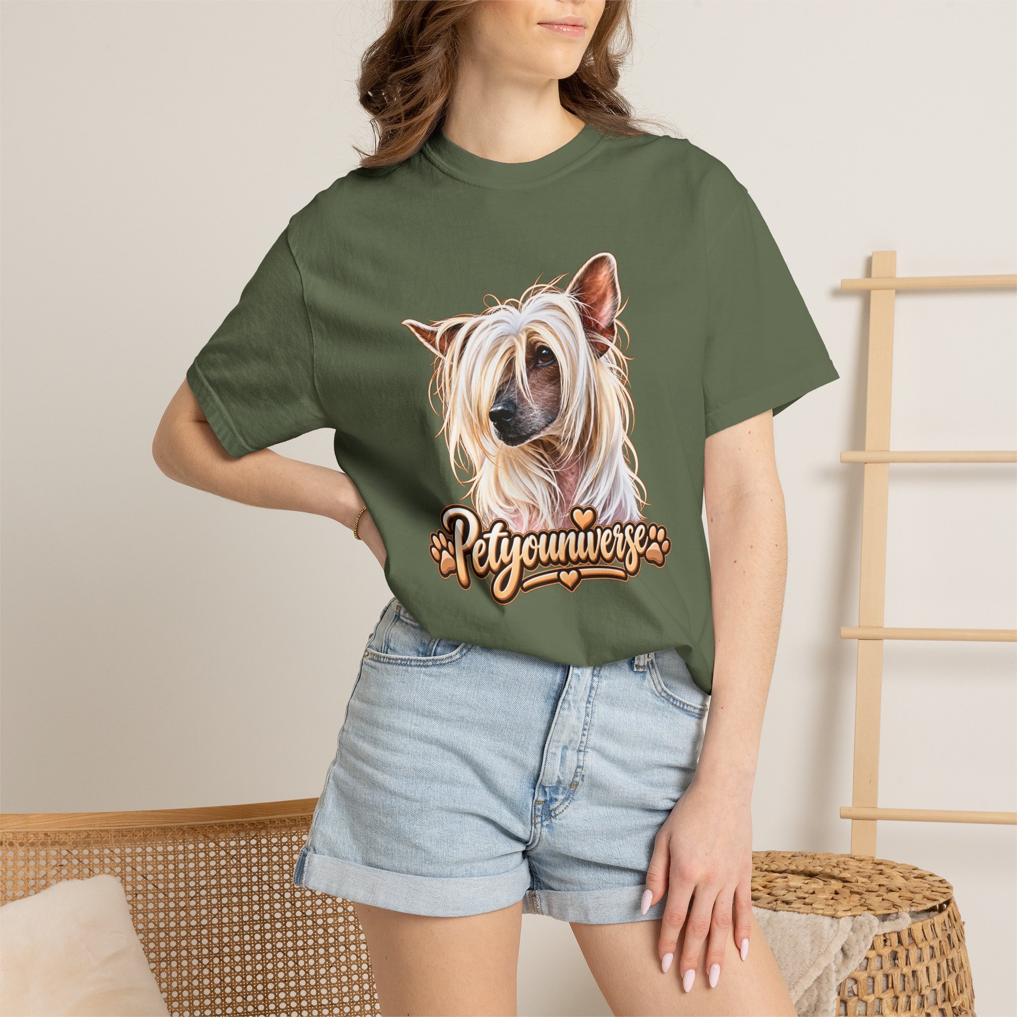 PetYouniverse Chinese Crested Dog T-Shirt — Cute Pet Portrait Tee - Image 65