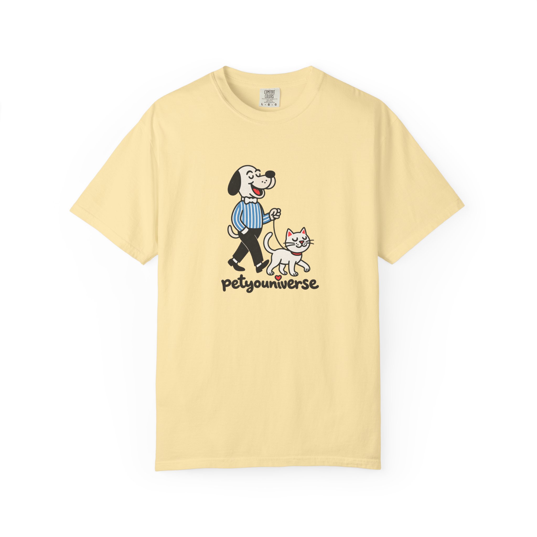 PetYouniverse Walking Dog & Cat Tee — Cute Retro Pet Graphic T-Shirt - Image 10