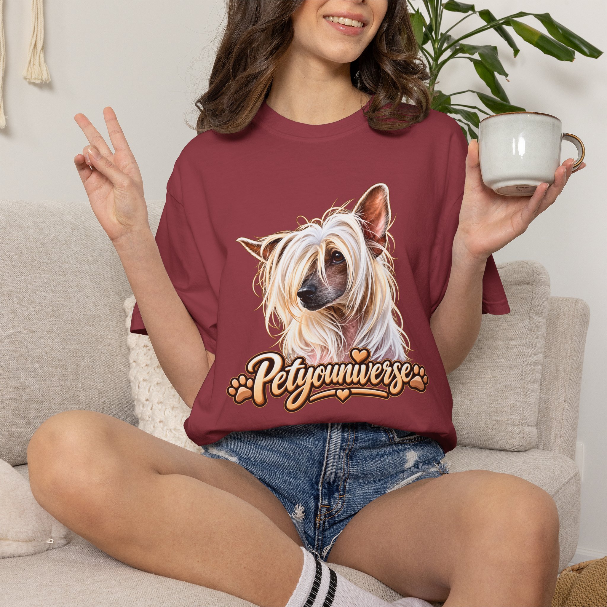 PetYouniverse Chinese Crested Dog T-Shirt — Cute Pet Portrait Tee - Image 138