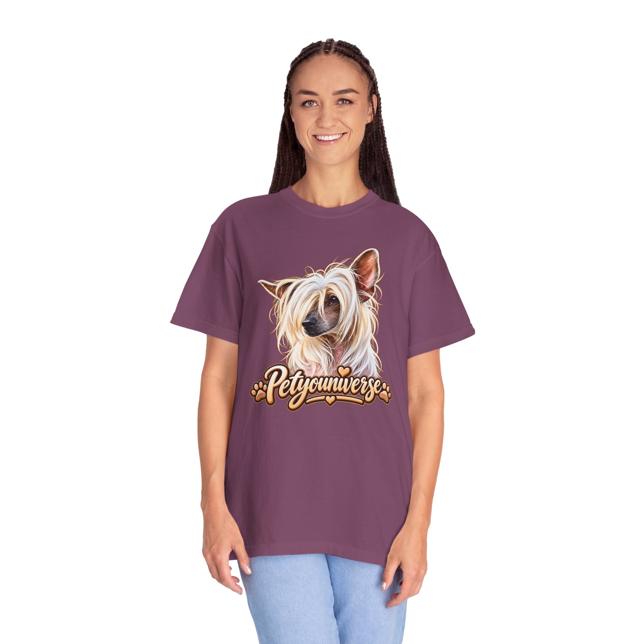 PetYouniverse Chinese Crested Dog T-Shirt — Cute Pet Portrait Tee - Image 131