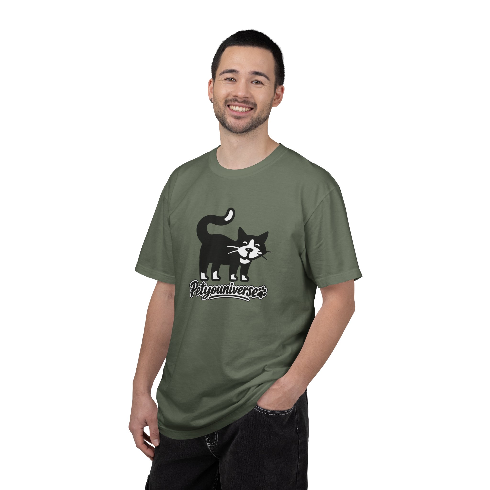 PetYouUniverse Cat Graphic T-Shirt — Vintage Cat Logo Tee - Image 76