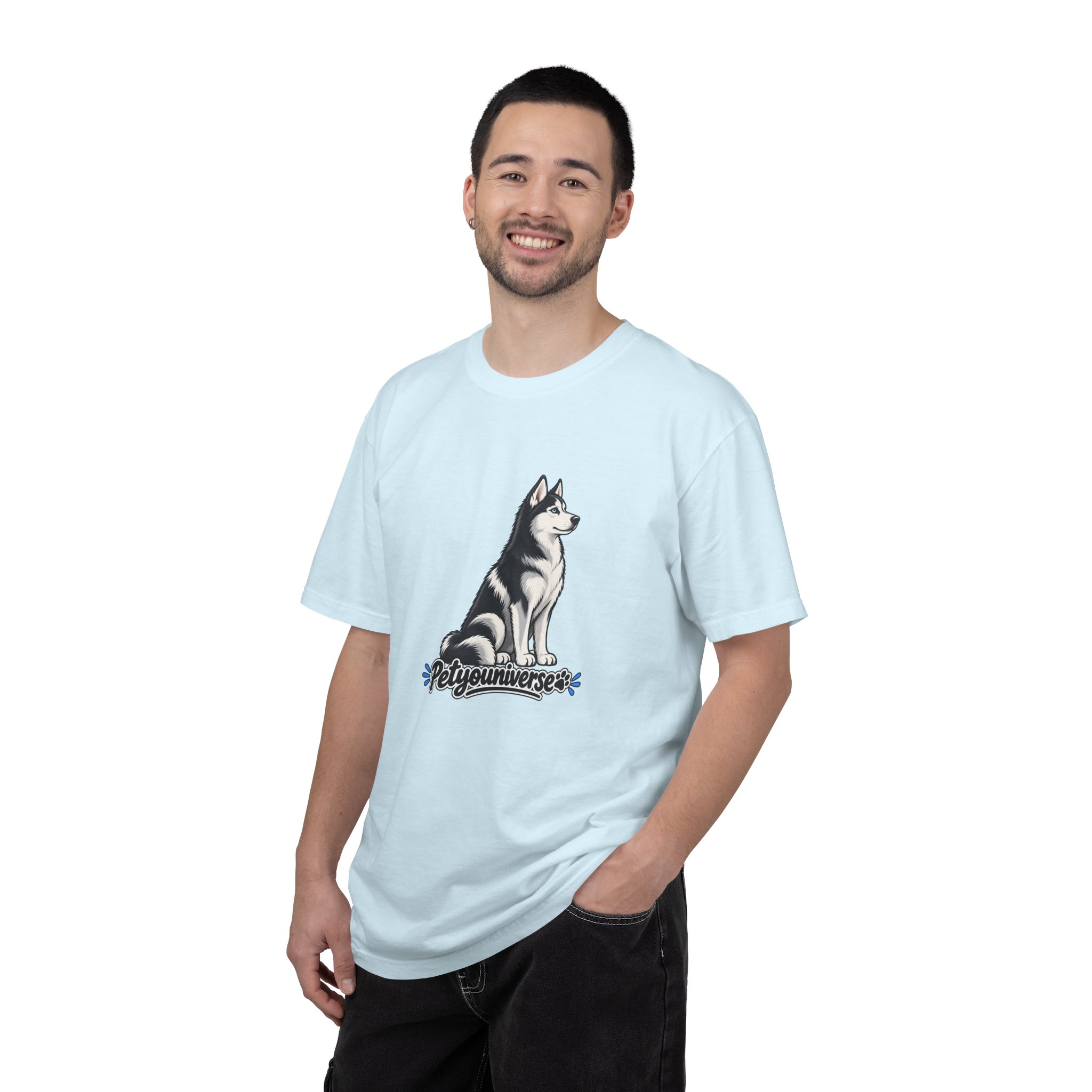 Husky Graphic T-Shirt — 'PetYoUniverse' Retro Dog Tee - Image 94