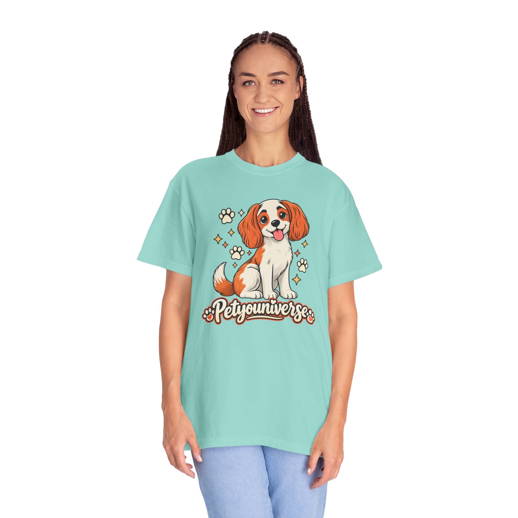 Cavalier King Charles Dog T-Shirt — "PetYoUniverse" Cute Puppy Graphic Tee - Image 77