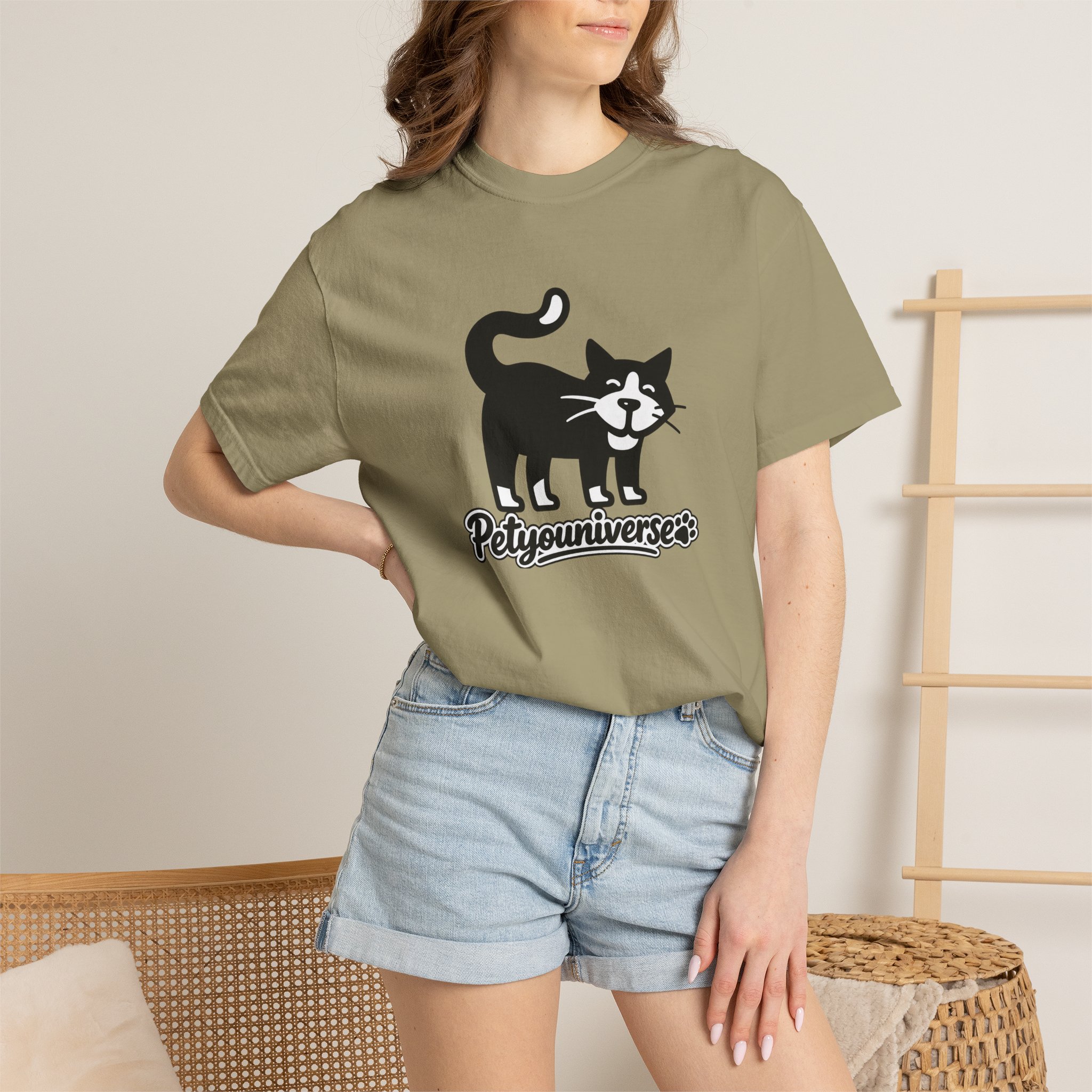 PetYouUniverse Cat Graphic T-Shirt — Vintage Cat Logo Tee - Image 29
