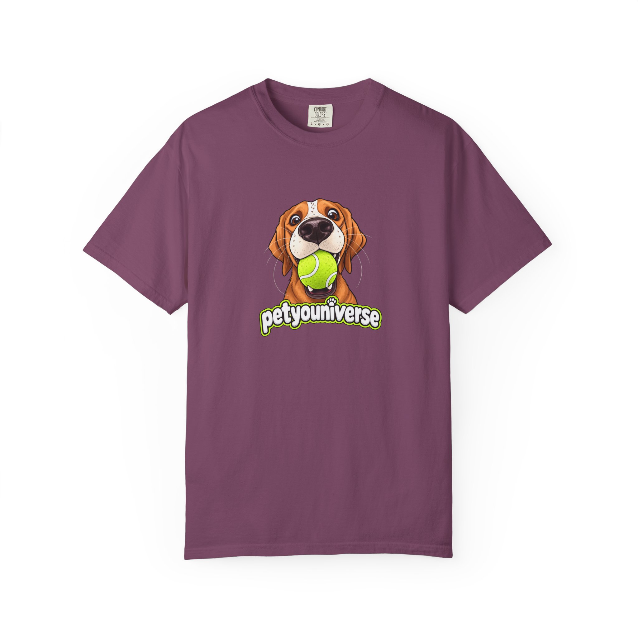 PetYoUniverse Tee — Cute Dog Holding Tennis Ball Graphic T‑Shirt - Image 109